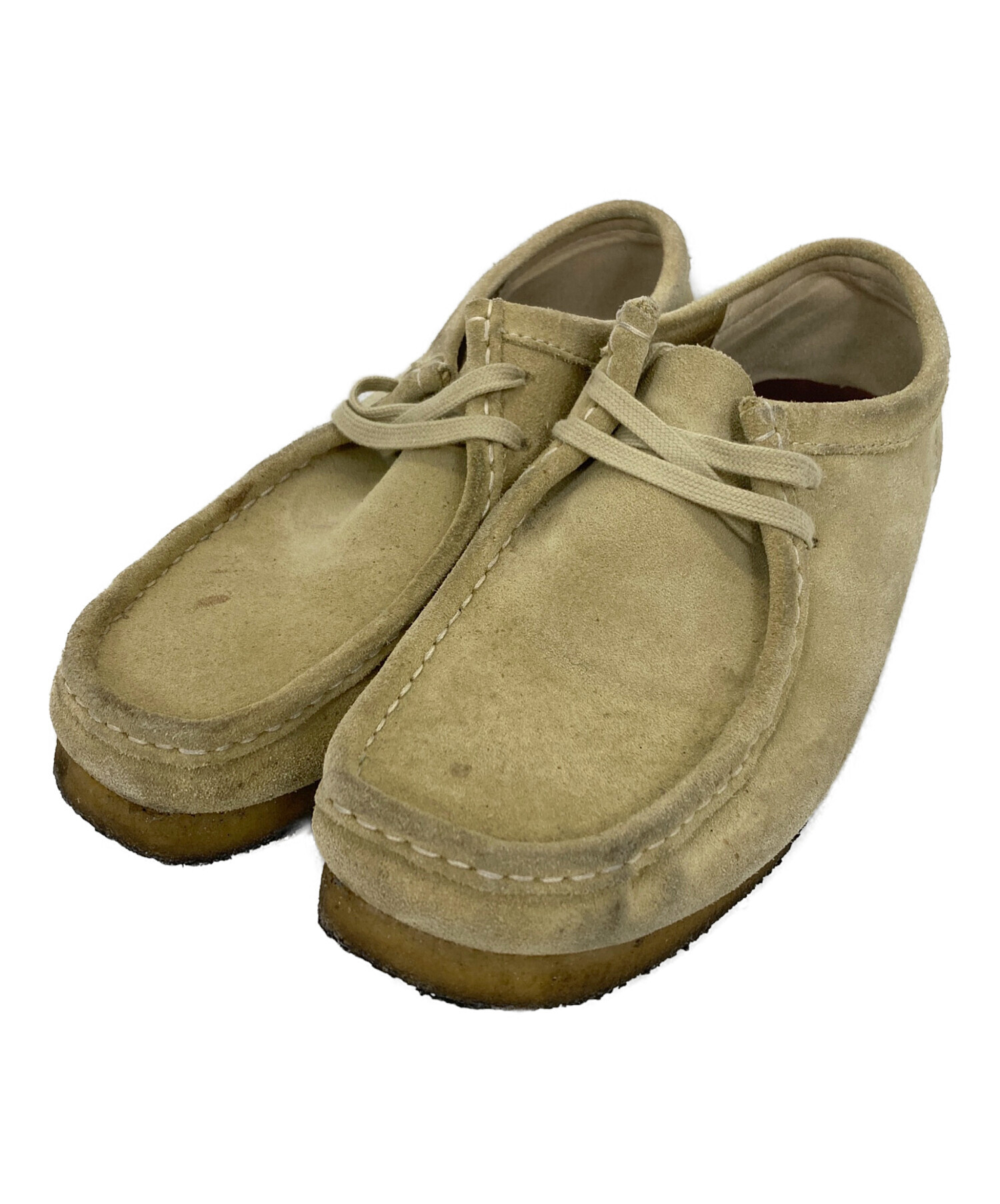 中古・古着通販】CLARKS (クラークス) ワラビーシューズ ベージュ