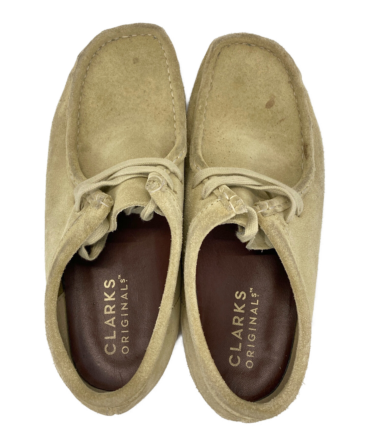 中古・古着通販】CLARKS (クラークス) ワラビーシューズ ベージュ