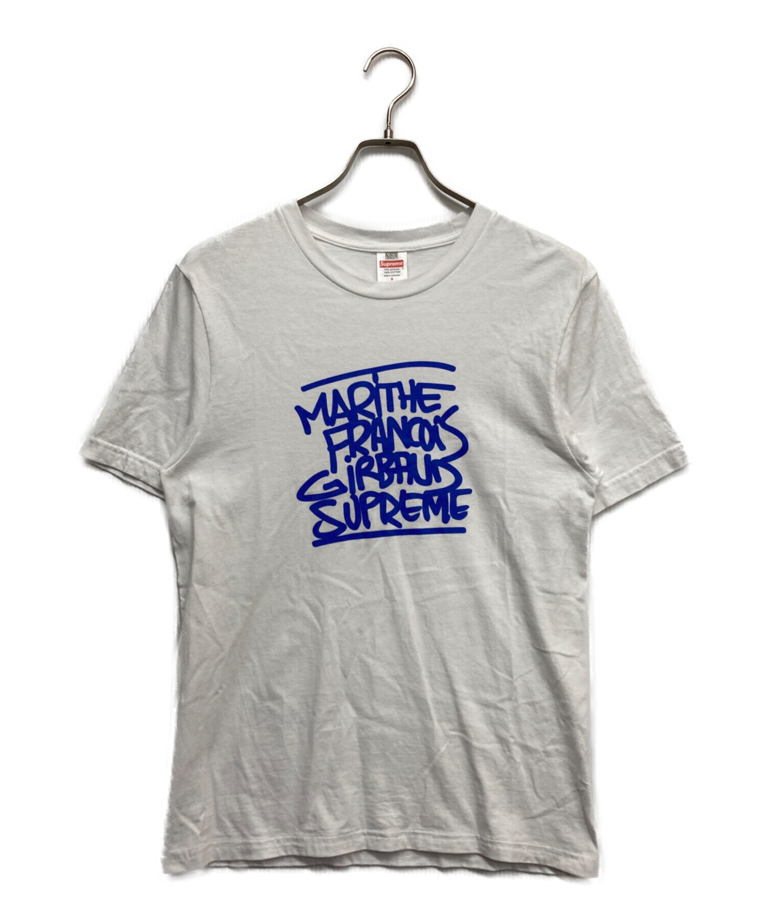 シュプリーム×マリテフランソワジルボー 半袖 Tシャツ 白 青 Sサイズ 中古・古着通販】SUPREME (シュプリーム) MARITHE+FRANCOIS GIRBAUD