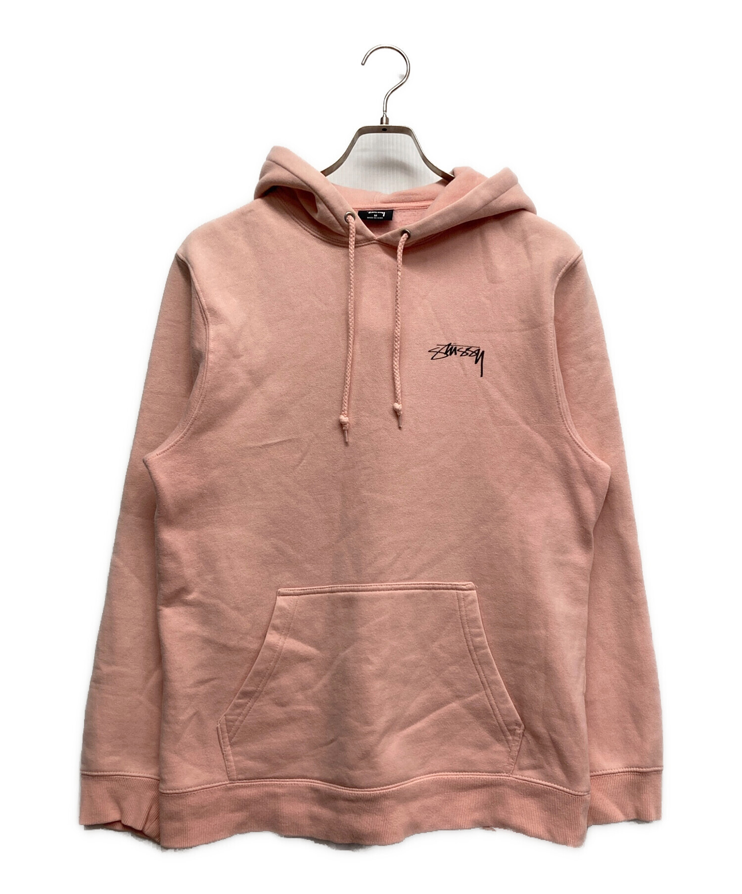 中古・古着通販】stussy (ステューシー) バックロゴパーカー ピンク 