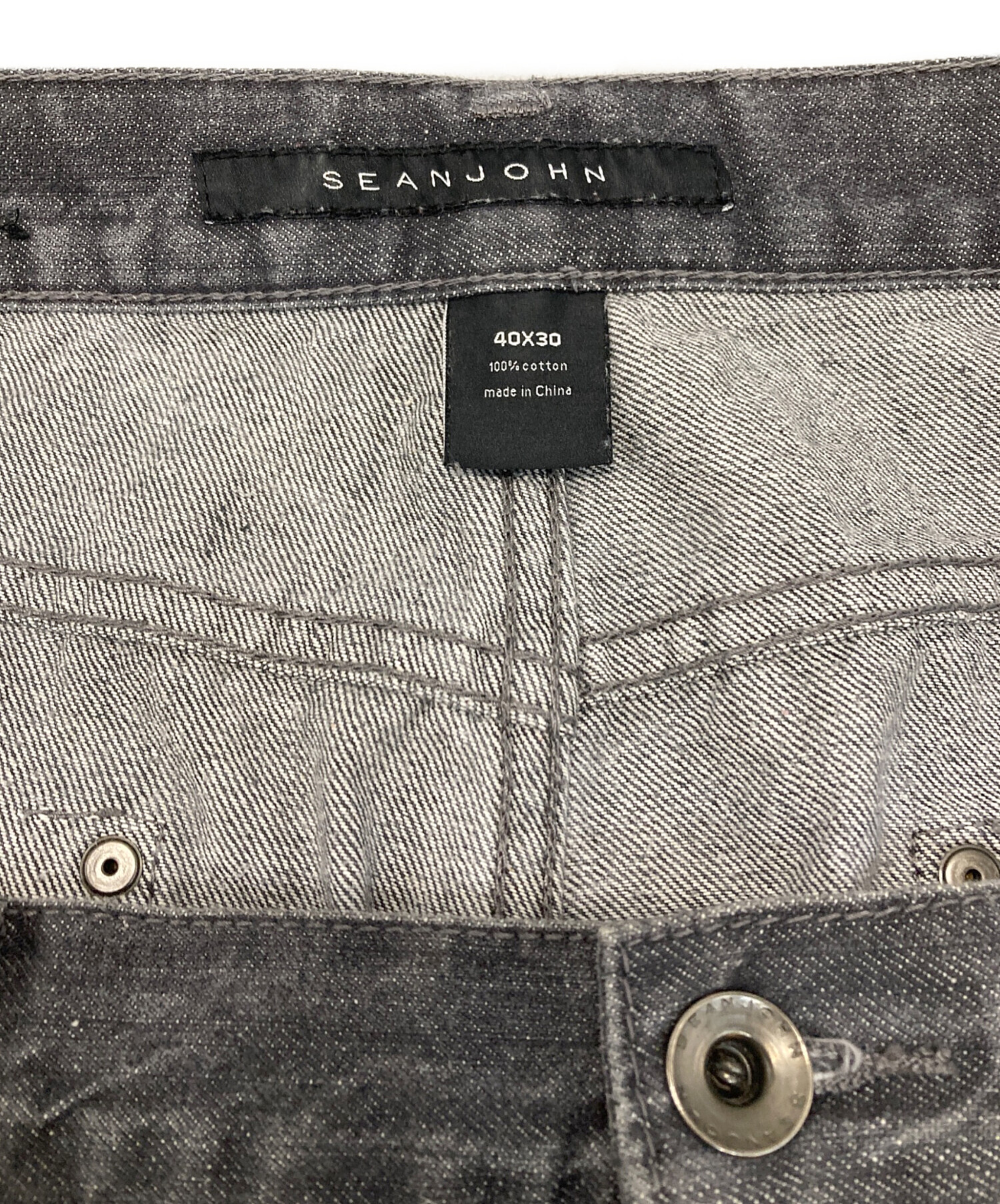 中古・古着通販】SEAN JOHN (ショーンジョン) スーパーワイドデニム 