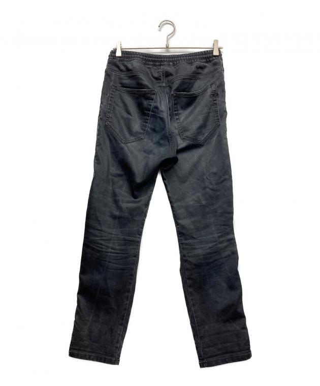 中古・古着通販】DIESEL (ディーゼル) デニムジョガーパンツ ブラック 