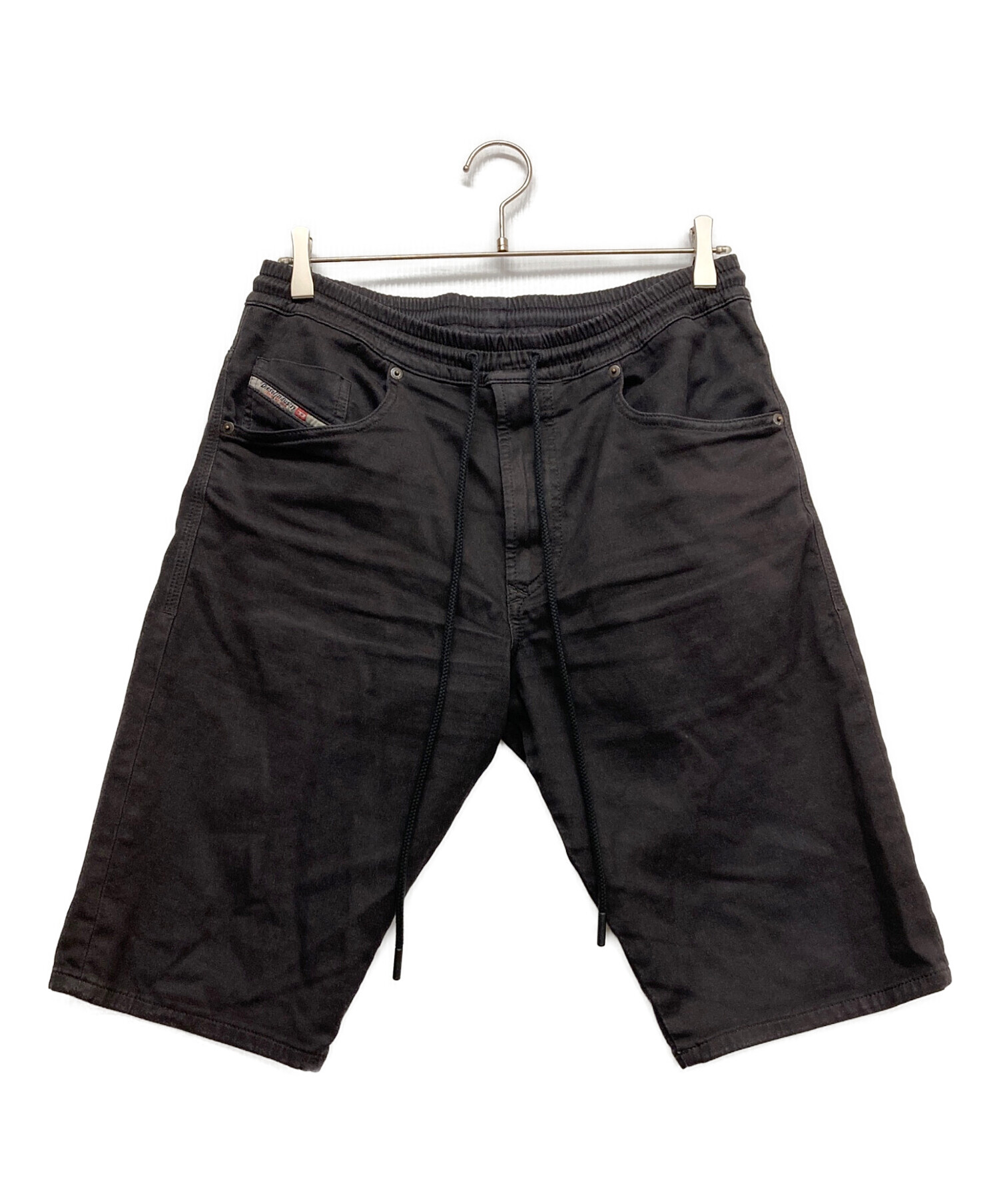 中古・古着通販】DIESEL (ディーゼル) ハーフパンツ ブラック サイズ