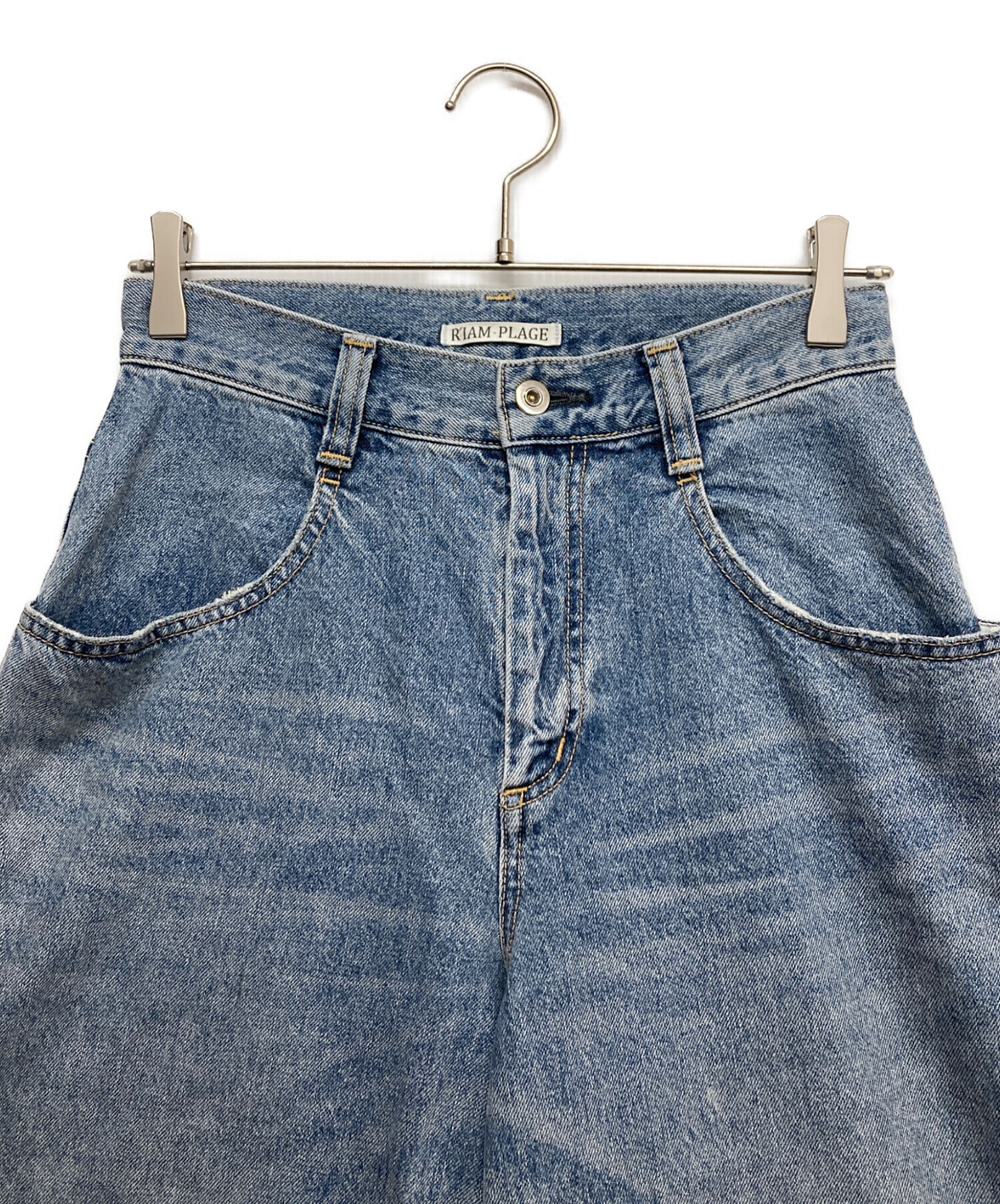 中古・古着通販】Plage (プラージュ) R'IAM WIDE デニム 7 ブルー