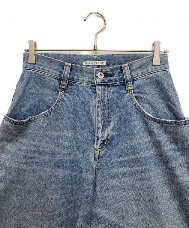 中古・古着通販】Plage (プラージュ) R'IAM WIDE デニム 7 ブルー
