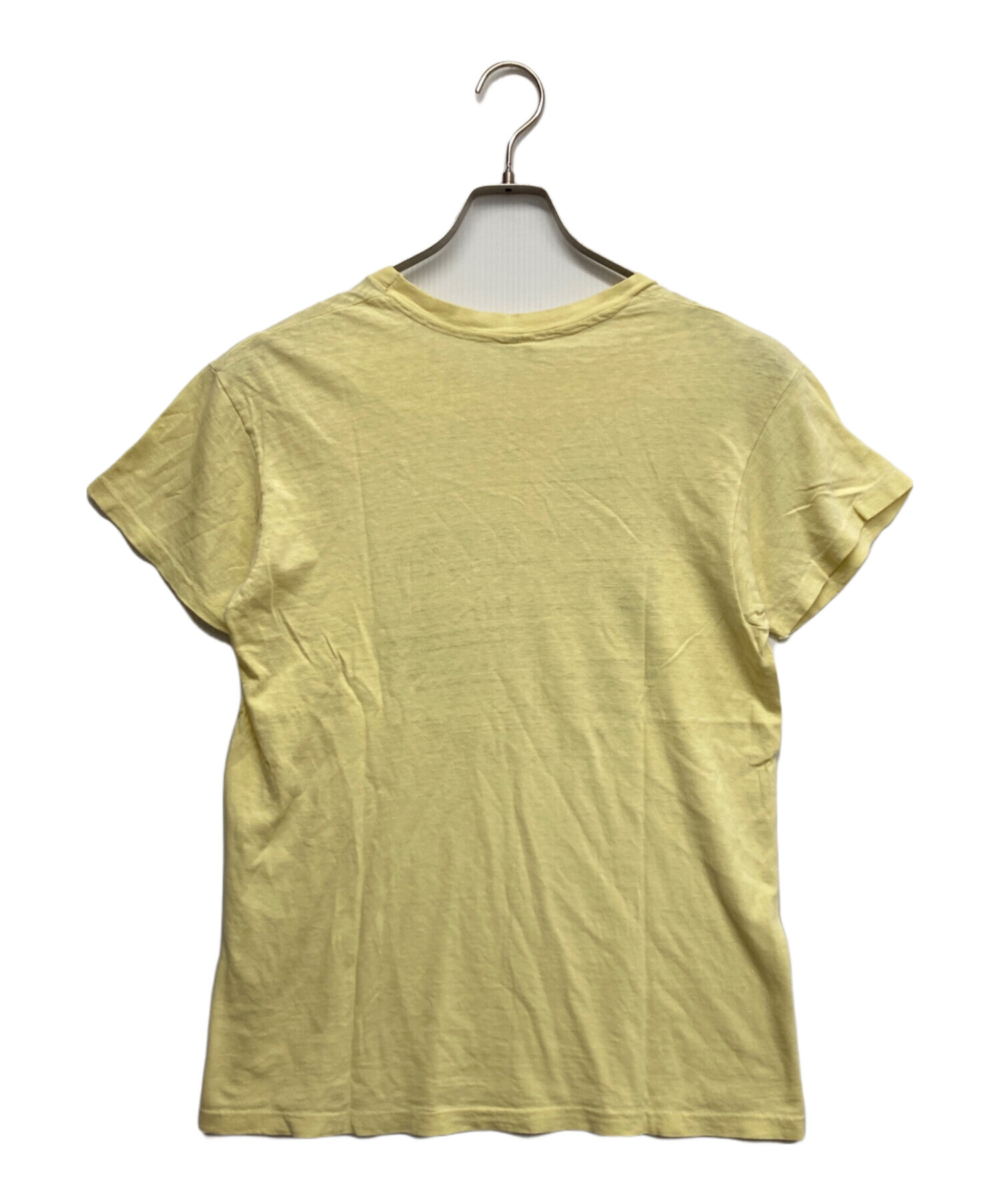 中古・古着通販】Hanes (ヘインズ) プリントTシャツ イエロー サイズ:L 