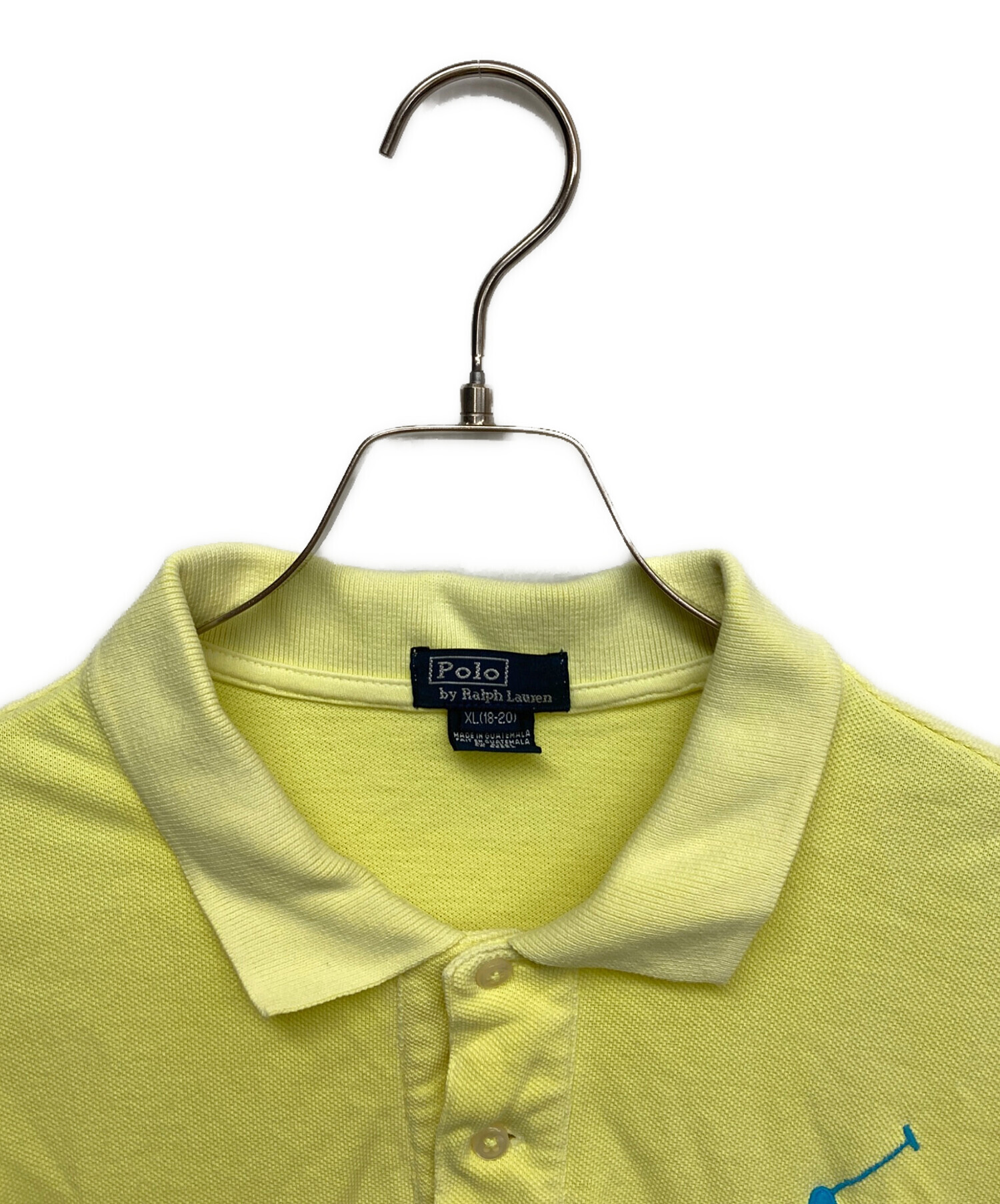 希少✨ポロバイラルフローレン ビッグポニー ポロシャツ y2k イエロー 中古・古着通販】POLO RALPH LAUREN (ポロ・ラルフローレン) ビッグ