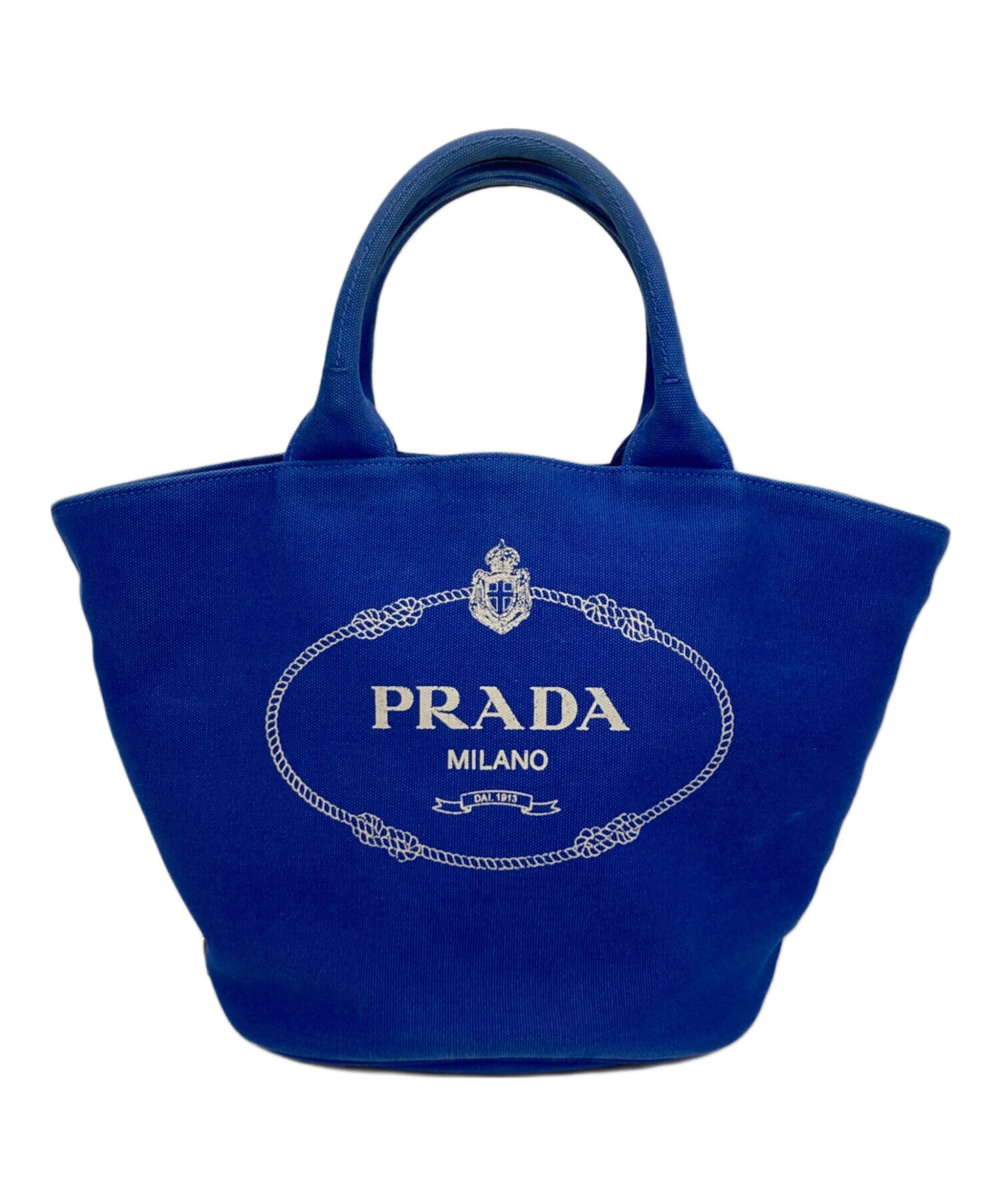 中古・古着通販】PRADA (プラダ) カナパ ファブリック ハンドバッグ 中古・古着通販】PRADA (プラダ) カナパ ファブリック ハンドバッグ