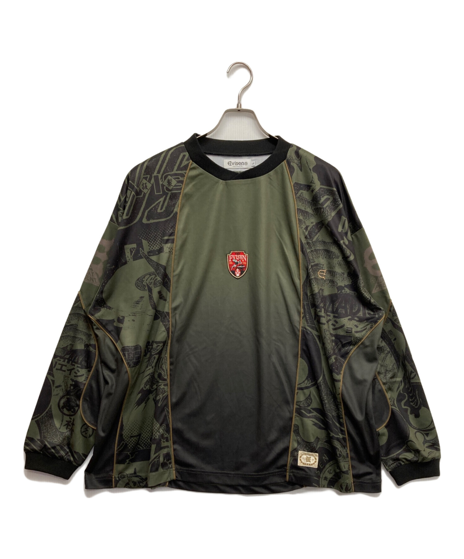 中古・古着通販】EVISEN (エビセン) PHEASANT MOTO JERSEY グリーン
