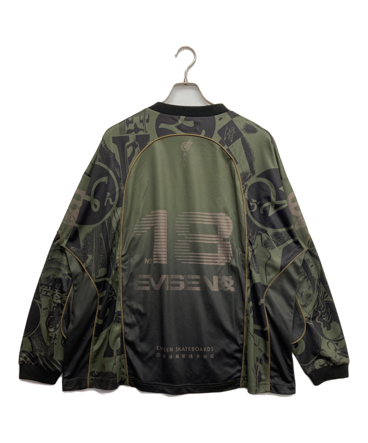 中古・古着通販】EVISEN (エビセン) PHEASANT MOTO JERSEY グリーン