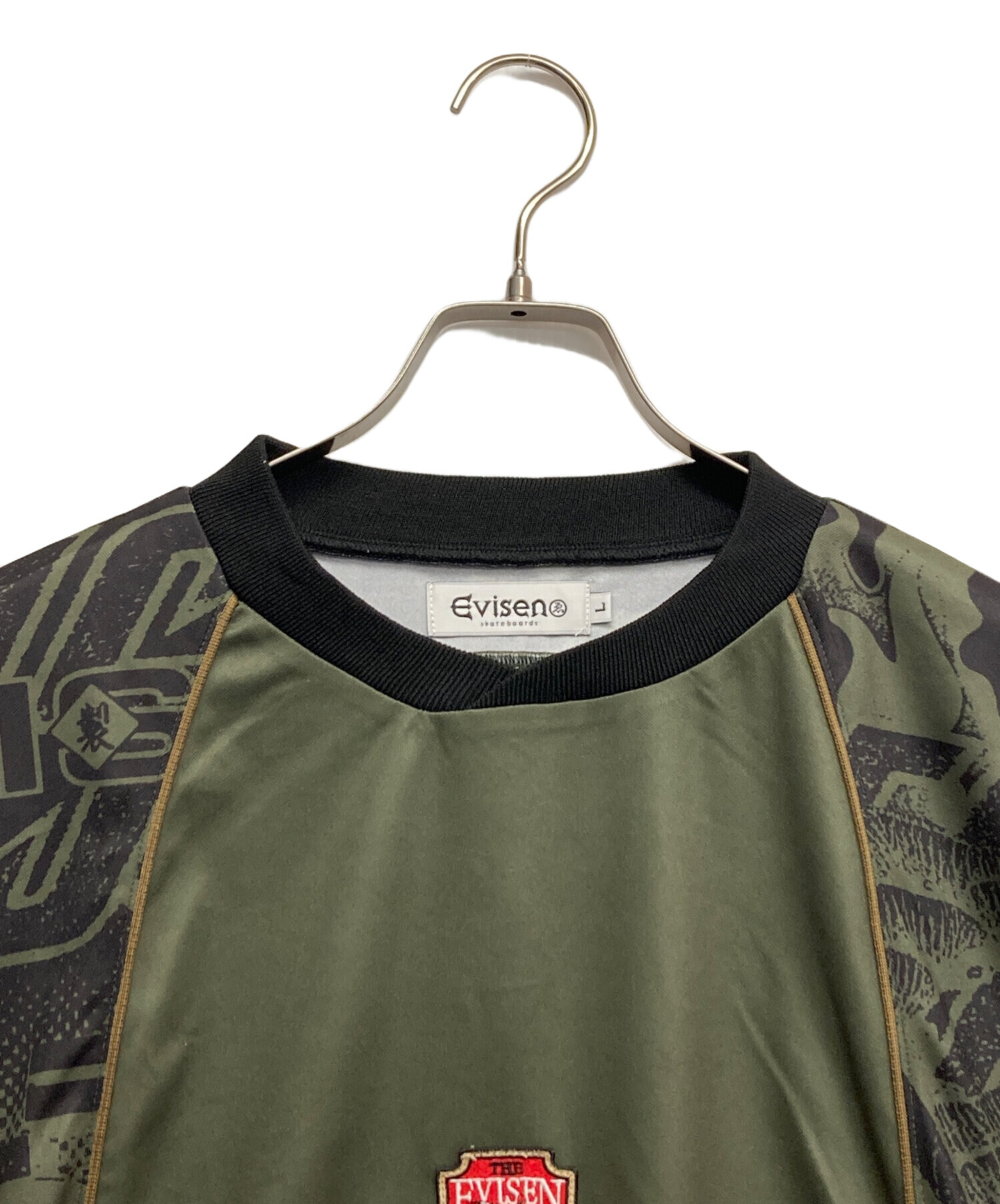 中古・古着通販】EVISEN (エビセン) PHEASANT MOTO JERSEY グリーン