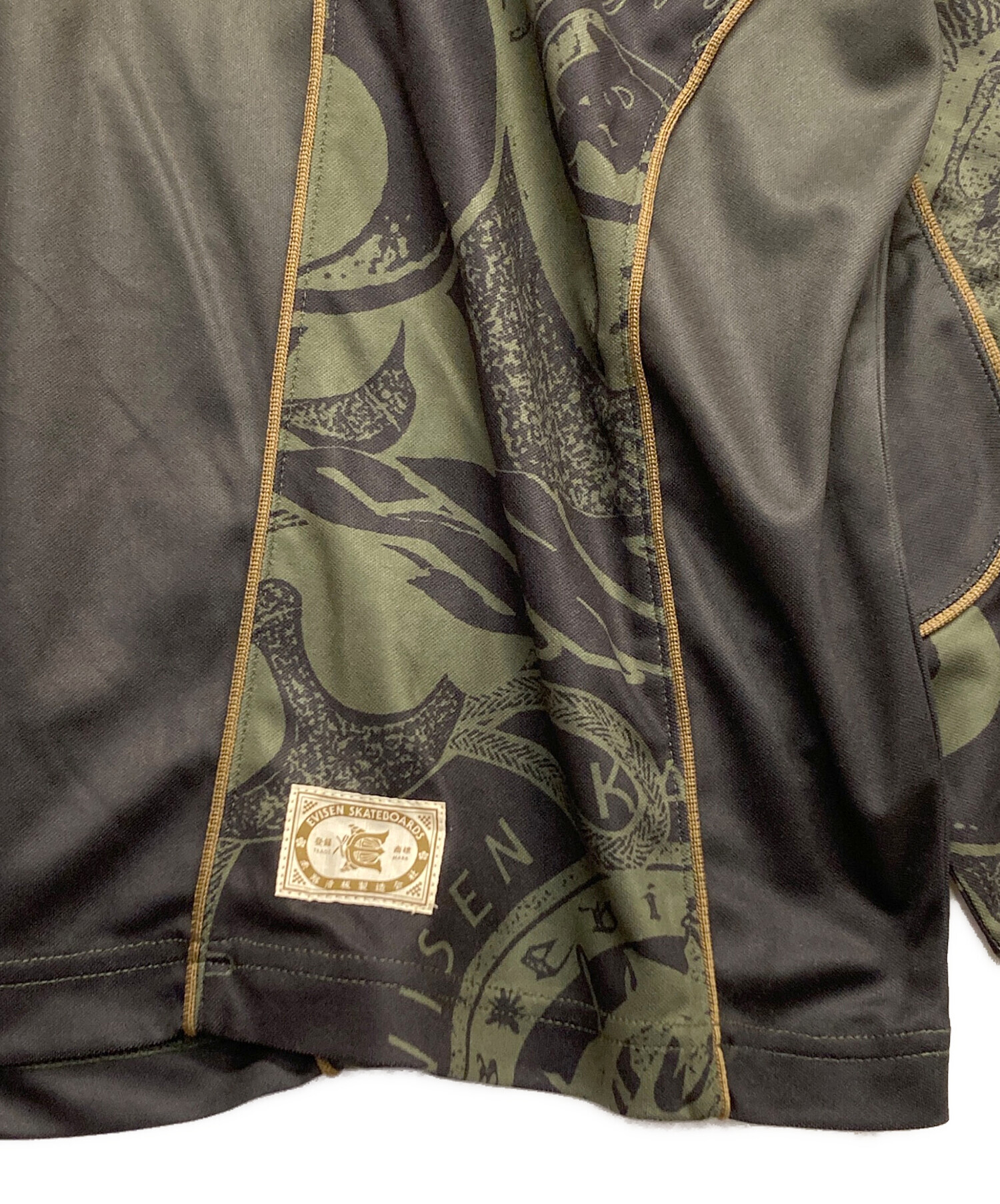 中古・古着通販】EVISEN (エビセン) PHEASANT MOTO JERSEY グリーン