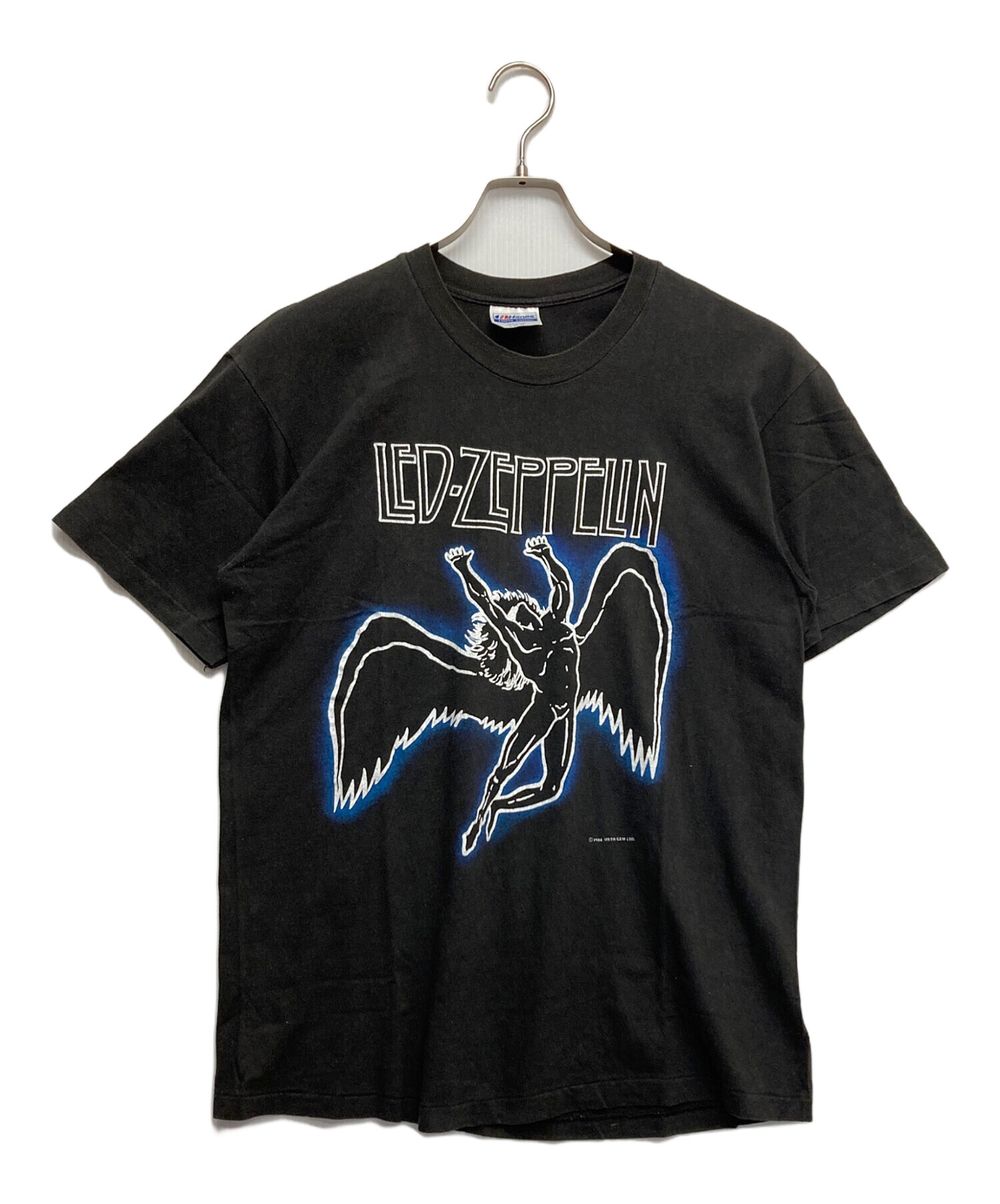 中古・古着通販】Hanes (ヘインズ) シングルステッチバンドプリントT