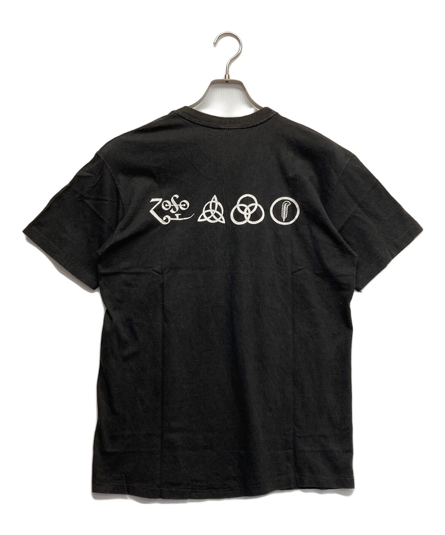 中古・古着通販】Hanes (ヘインズ) シングルステッチバンドプリントT