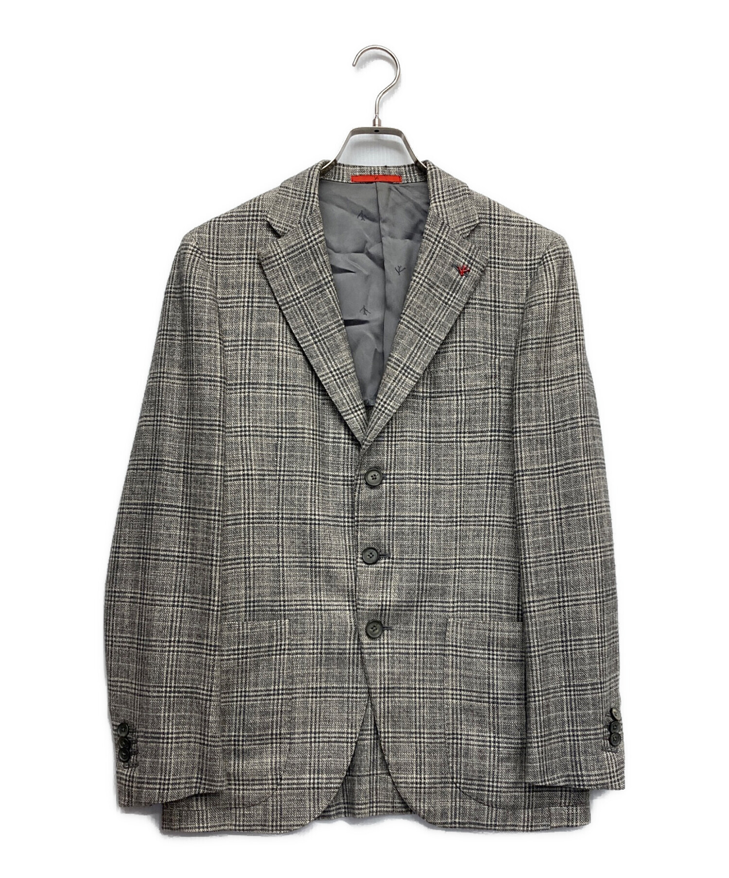 中古・古着通販】ISAIA (イザイア) 3Bウールシルクテーラード