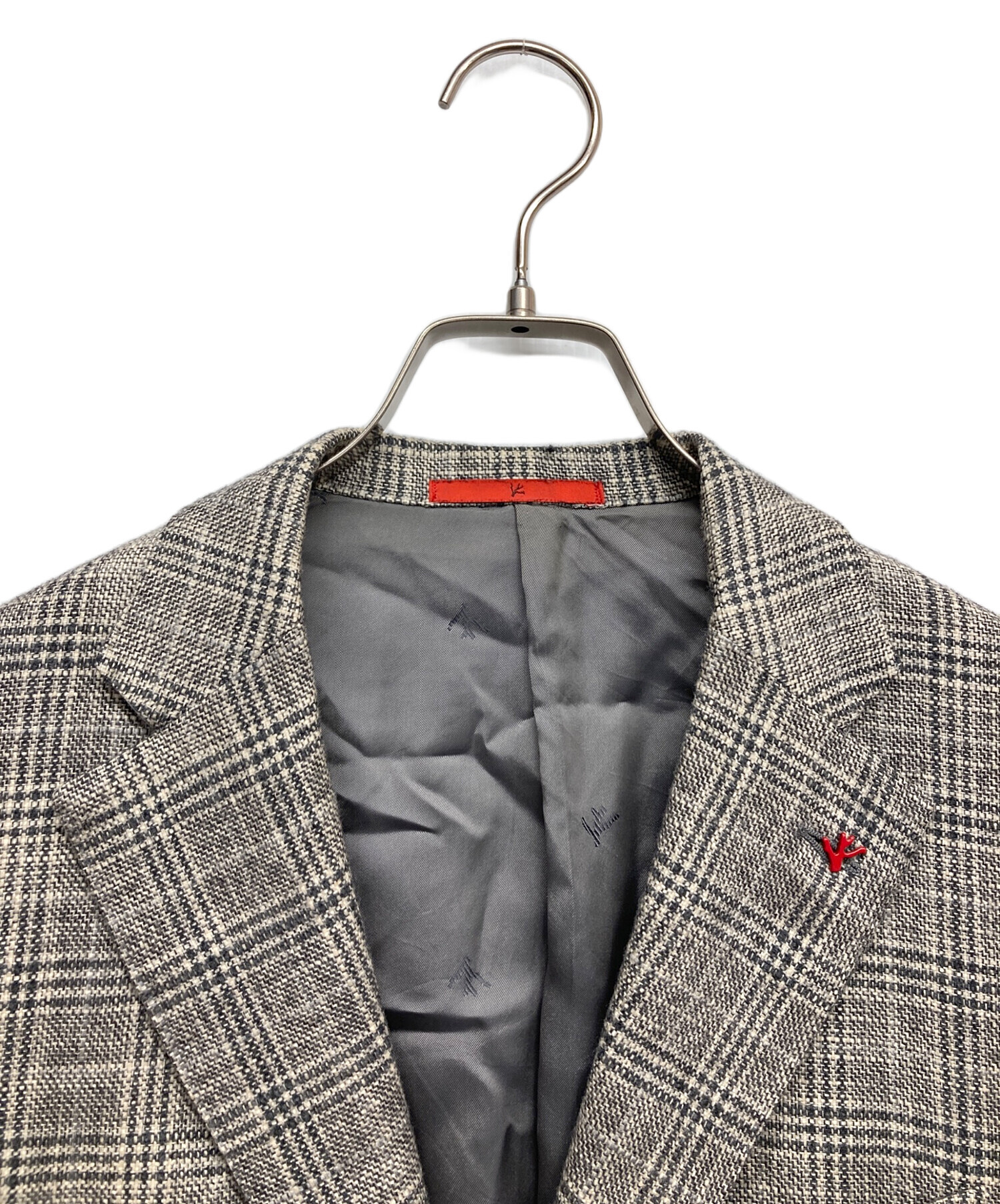 中古・古着通販】ISAIA (イザイア) 3Bウールシルクテーラード
