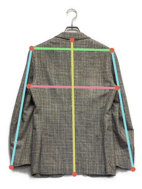 中古・古着通販】ISAIA (イザイア) 3Bウールシルクテーラード