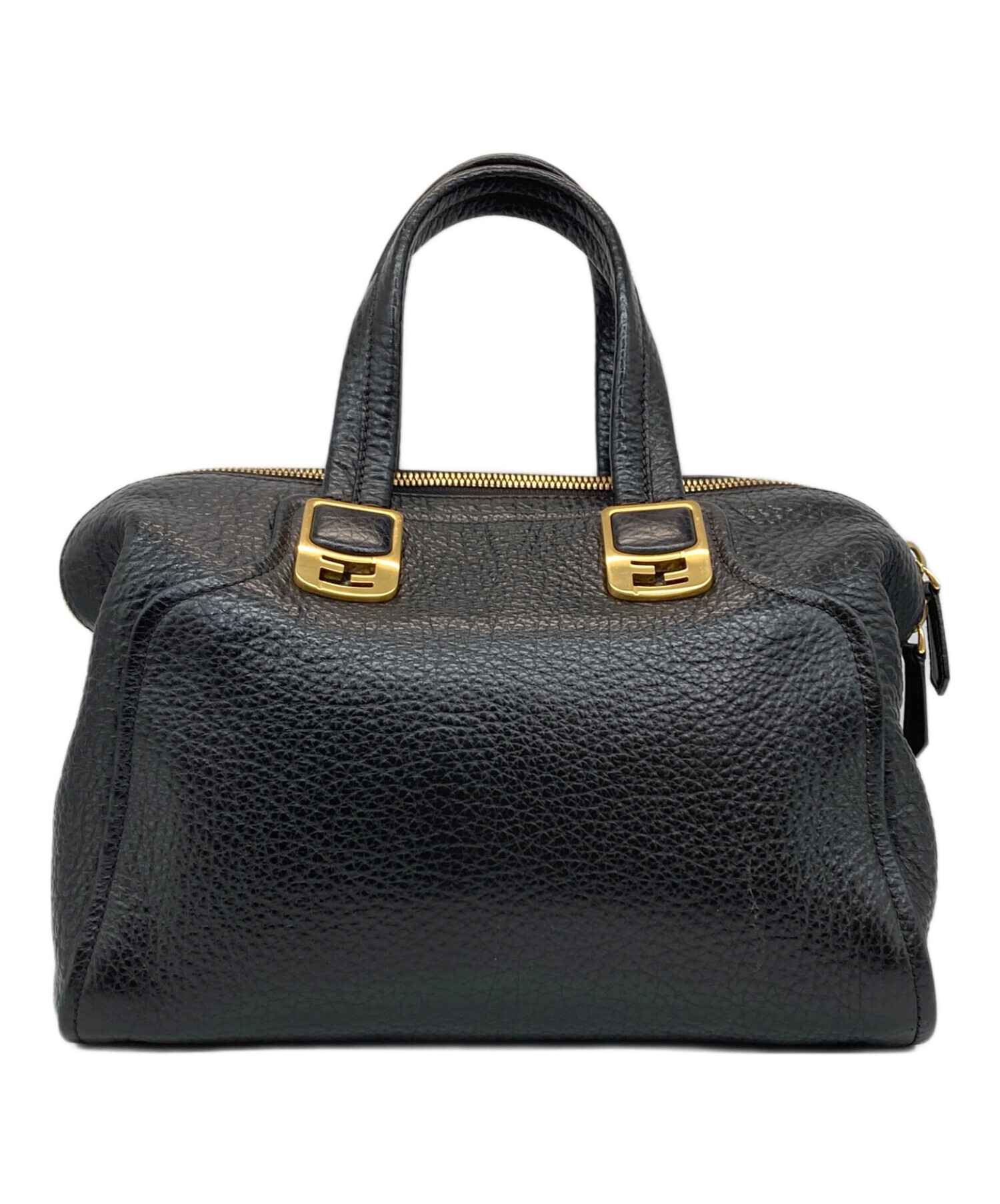 FENDI ハンドバッグ 中古・古着通販】FENDI (フェンディ) ハンドバッグ ブラック｜ブランド