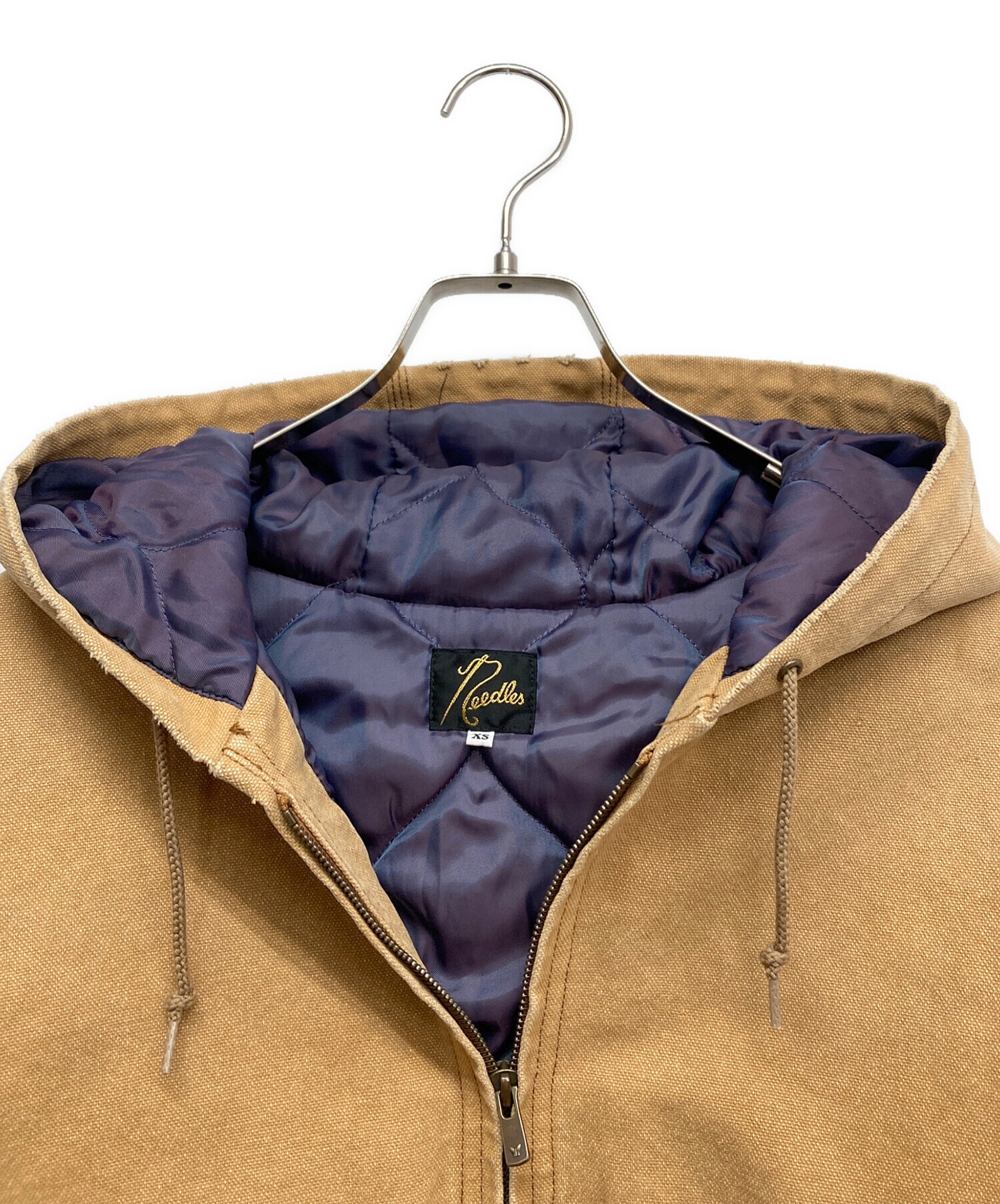 中古・古着通販】Needles (ニードルズ) Zipped Work Hoody-16oz Cotton