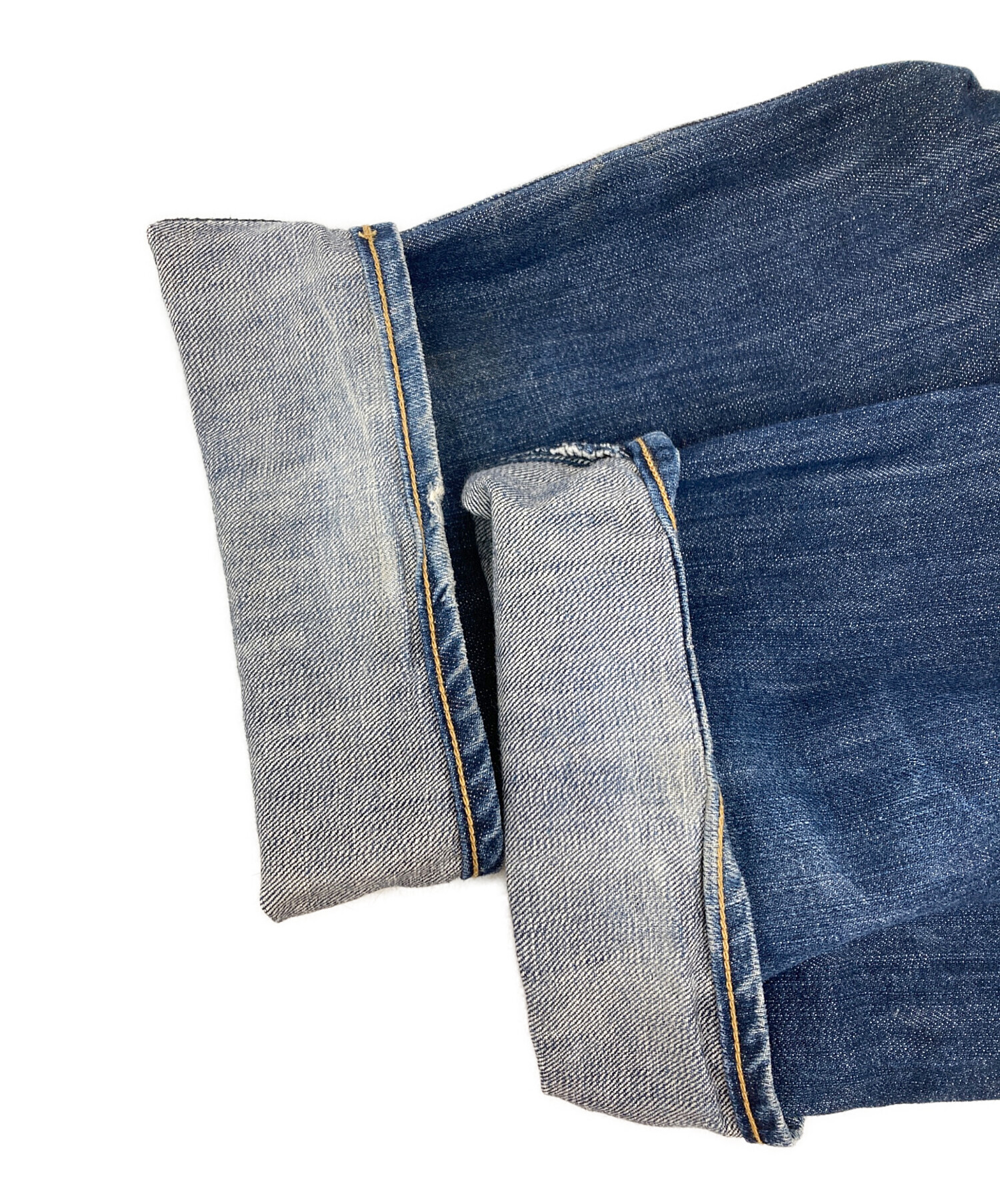 中古・古着通販】stussy (ステューシー) ダメージワイドデニムパンツ 