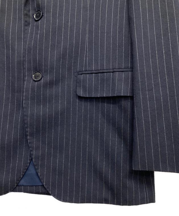 トゥモローランド　ネイビー ストライプ スーツ セット 中古・古着通販】TOMORROW LAND BLUE WORK (トゥモローランドブルー
