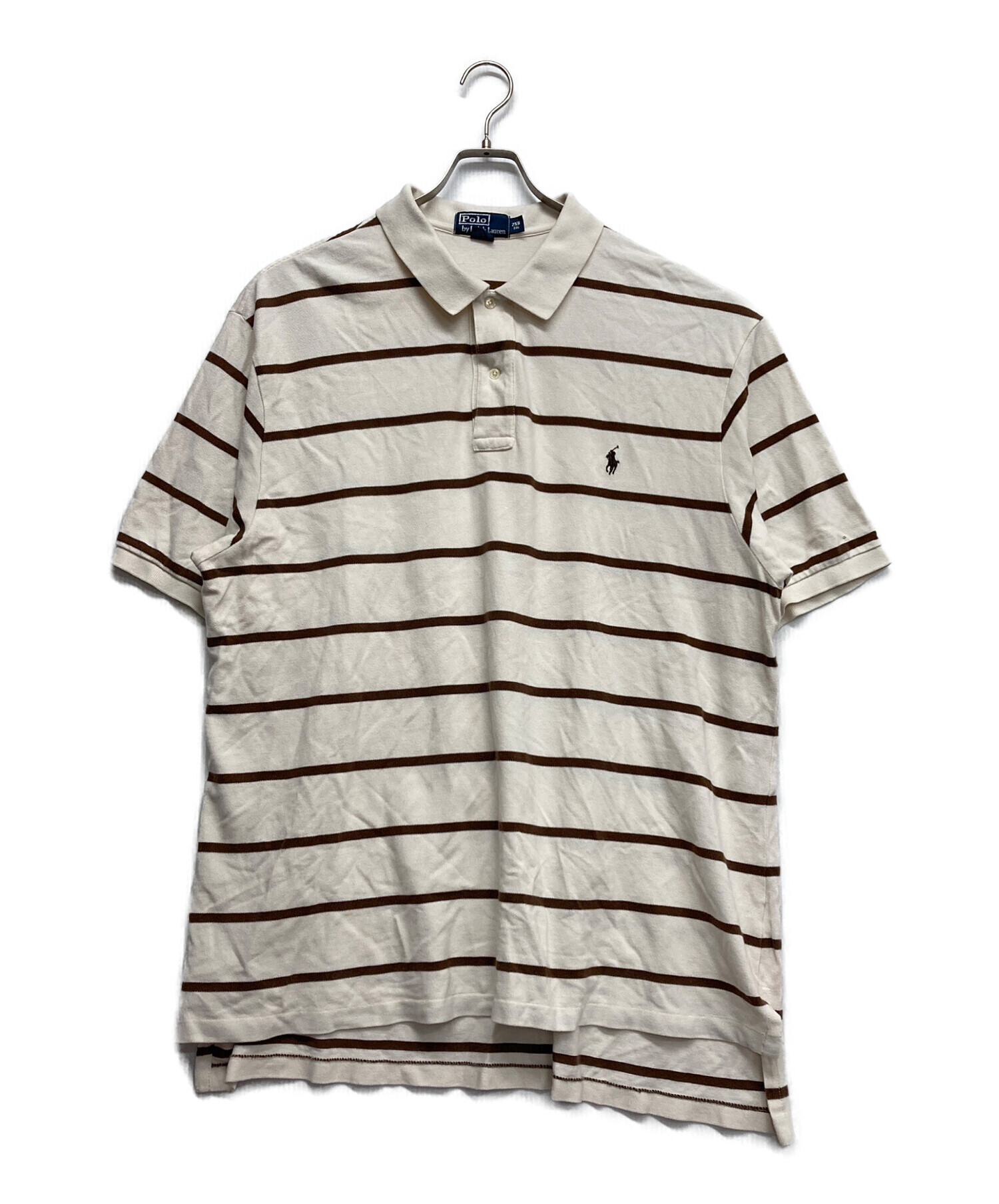 Polo Ralph Lauren ポロシャツ ボーダー　悠【即購入〇】 中古・古着通販】POLO RALPH LAUREN (ポロ・ラルフローレン) ボーダー