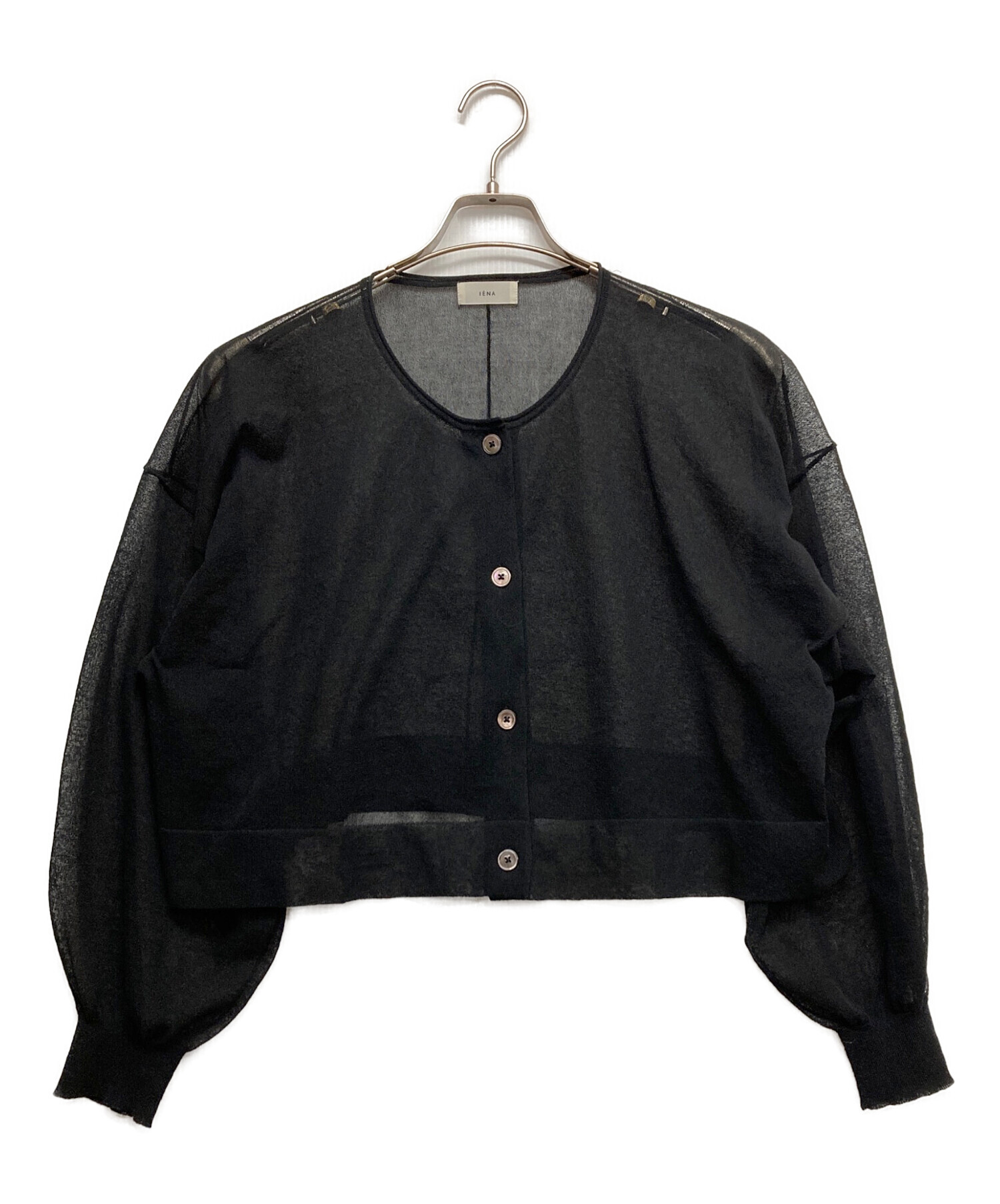 中古・古着通販】IENA (イエナ) FILMY COTTONカーディガン ブラック