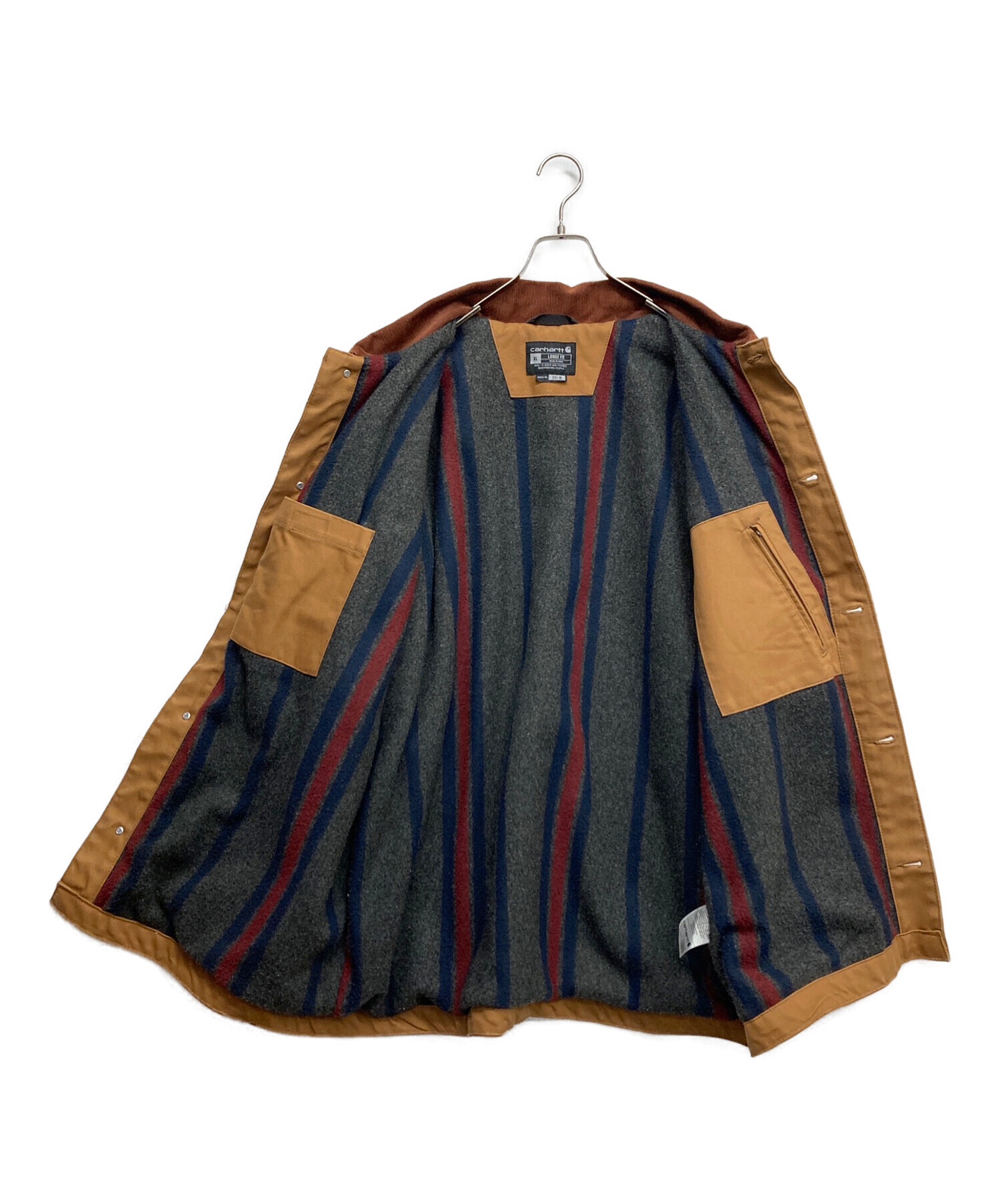 【Carhartt カーハート】チョアコート L相当 ブラウン 古着 中古・古着通販】CarHartt (カーハート) Chore Coat ブラウン サイズ