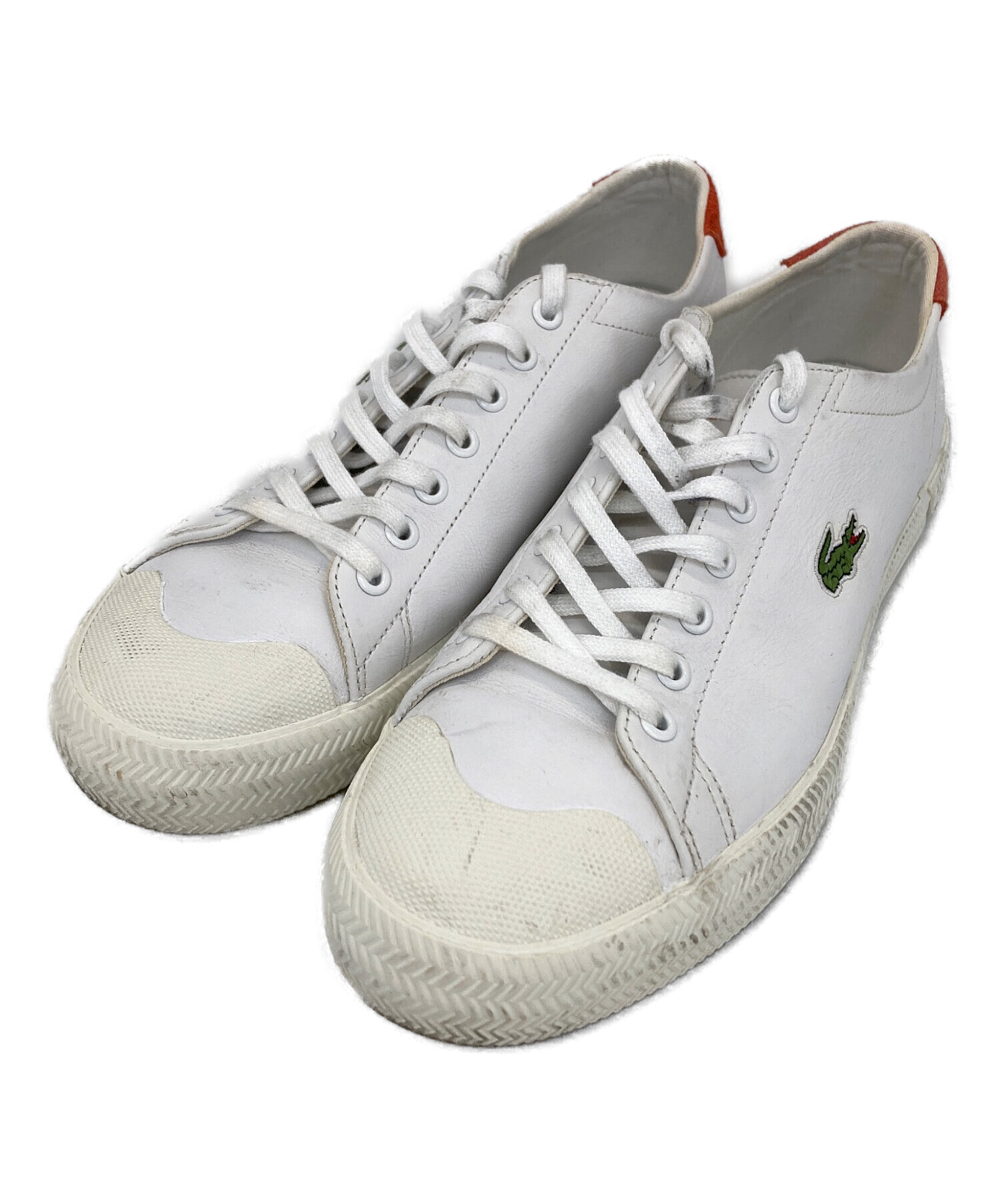 中古・古着通販】LACOSTE (ラコステ) ローカットスニーカー ホワイト 