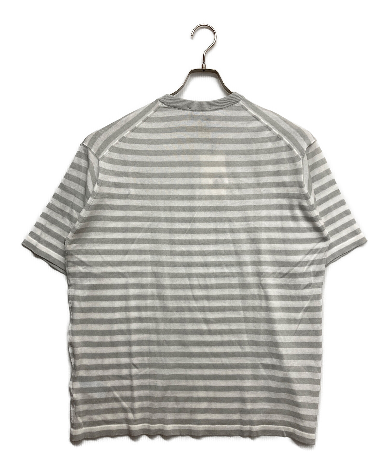 中古・古着通販】JOHN SMEDLEY (ジョンスメドレー) ボーダー クルー 