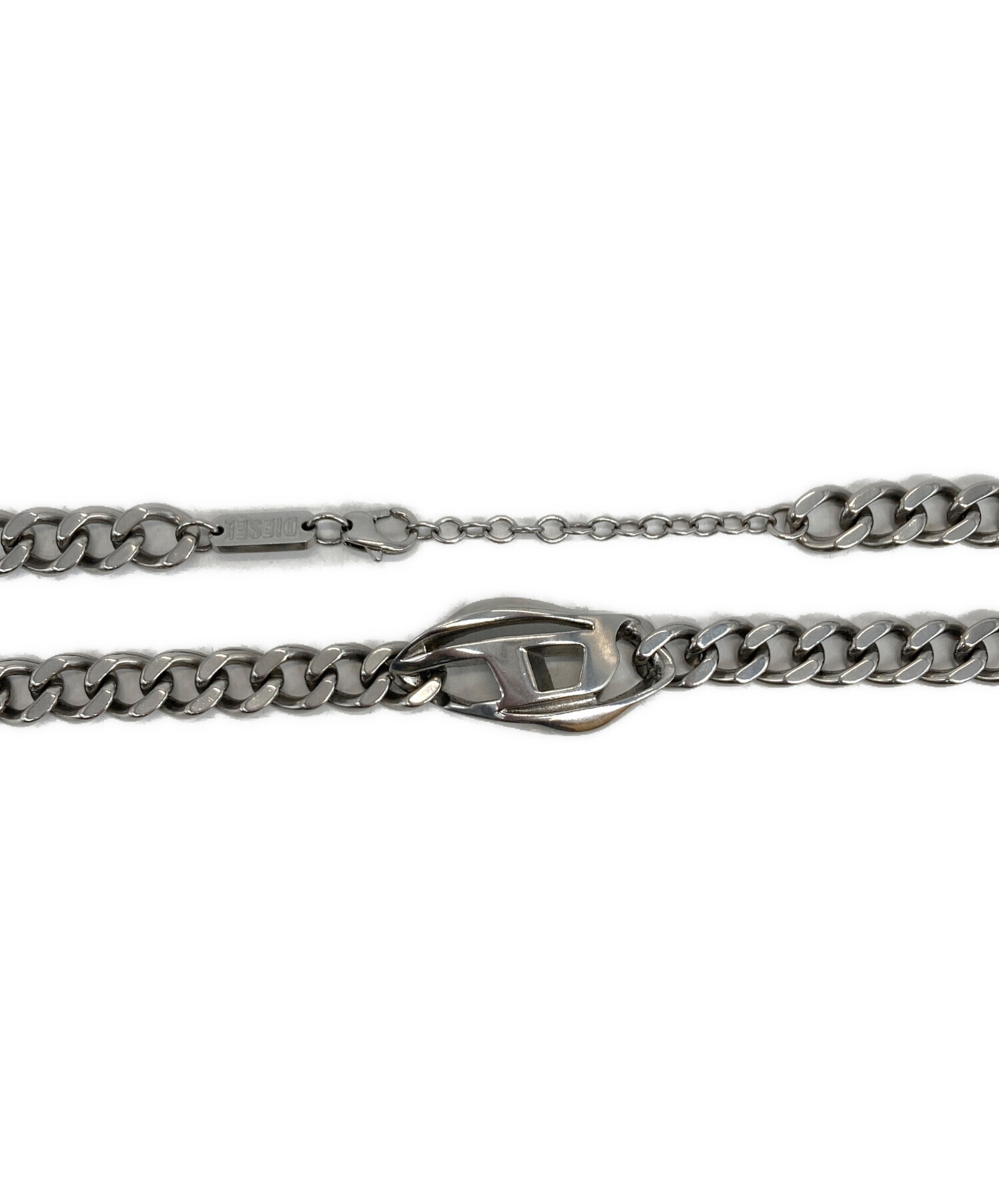 中古・古着通販】DIESEL (ディーゼル) ロゴチェーンネックレス