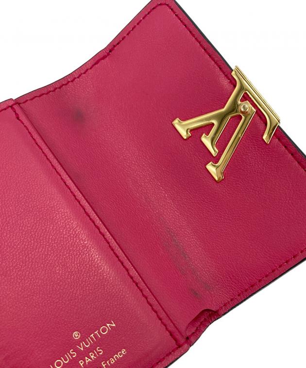 中古・古着通販】LOUIS VUITTON (ルイ ヴィトン) 2つ折り財布 ブラック