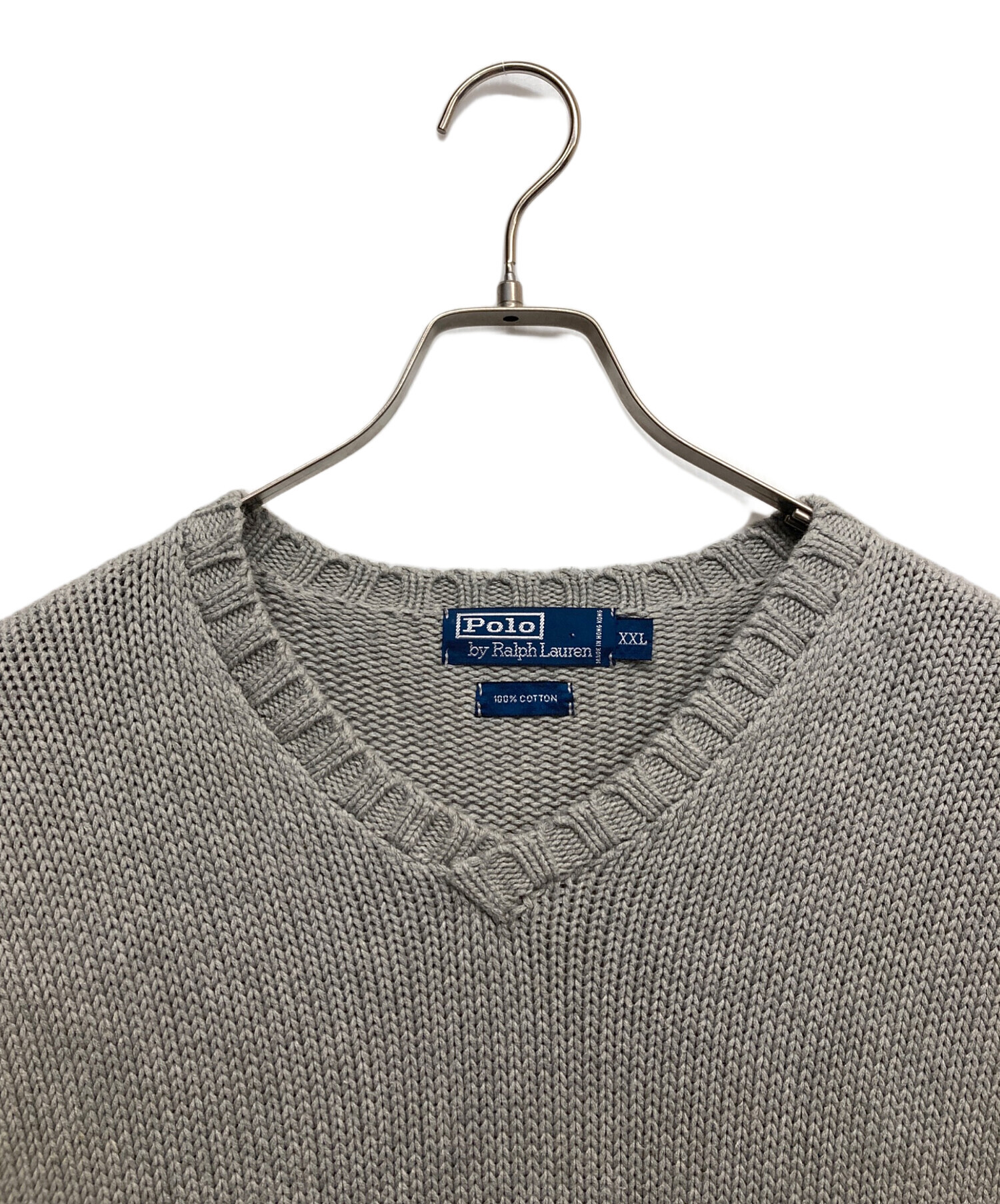 中古・古着通販】POLO RALPH LAUREN (ポロ・ラルフローレン) コットンV