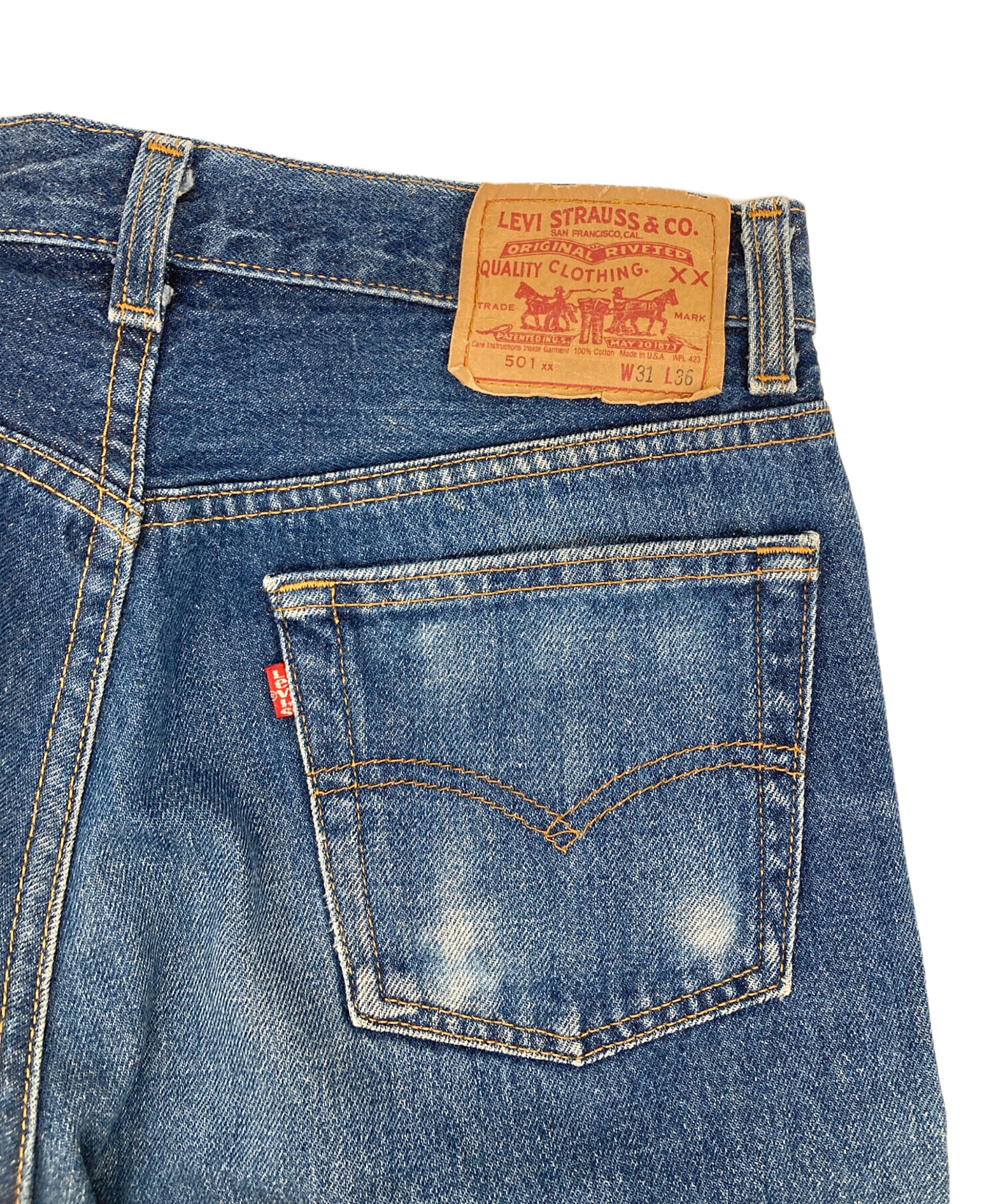 中古・古着通販】LEVI'S (リーバイス) 90s 501XX デニムパンツ ブルー