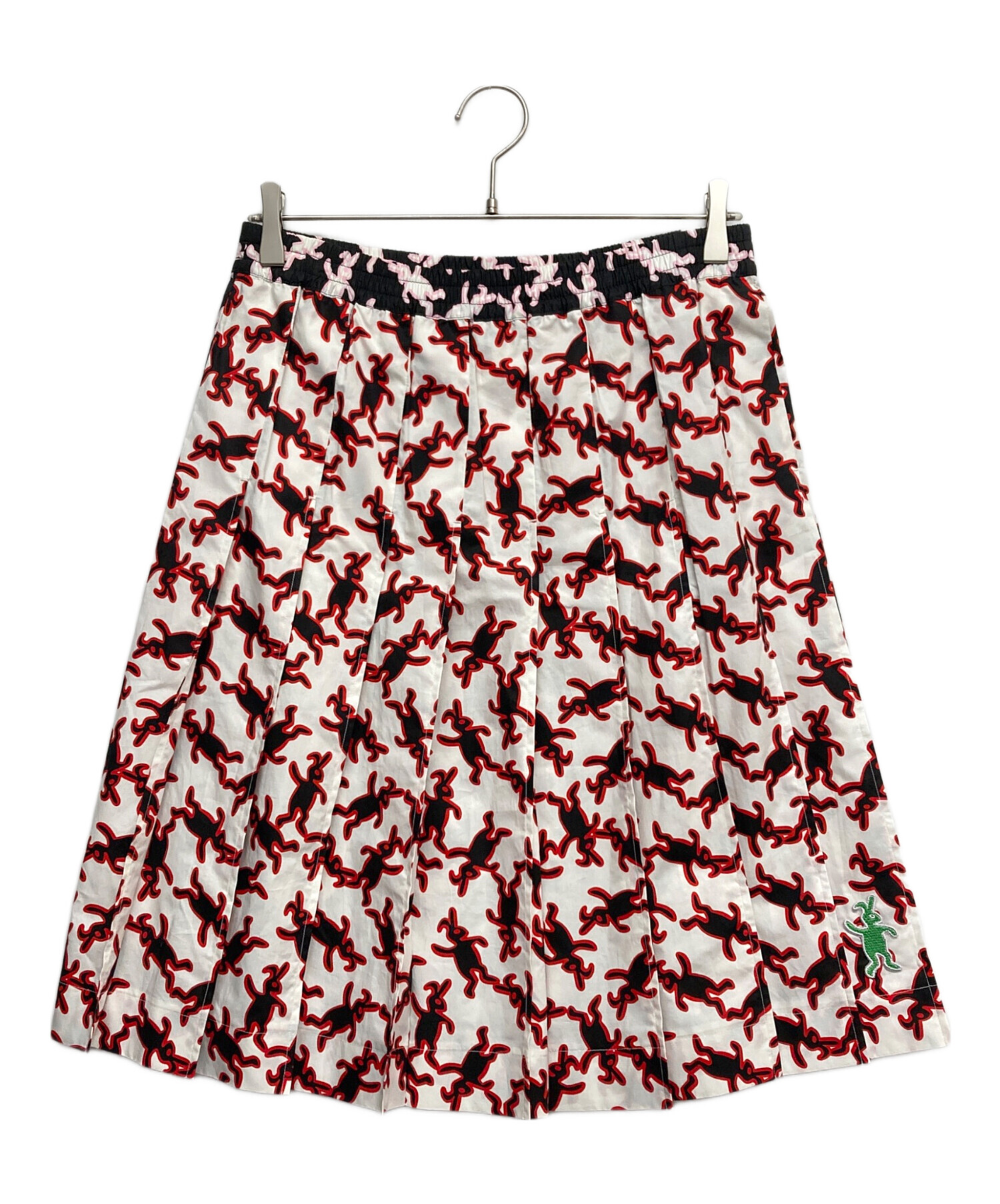 美品☆MARNI☆マルニ☆幾何学模様☆可愛いレトロ柄のスカート☆サイズ40 中古・古着通販】MARNI (マルニ) 総柄スカート レッド サイズ:40
