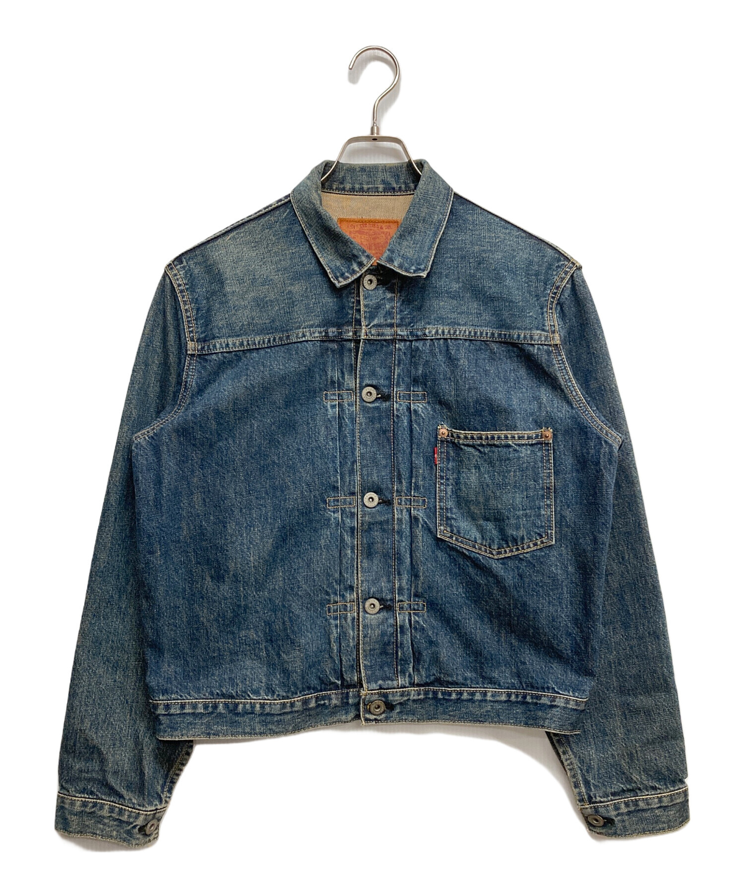 希少モデル LEVIS 日本製 70766 デニムジャケット 1stタイプ 40 中古・古着通販】LEVI'S (リーバイス) 1st復刻デニムジャケット ブルー