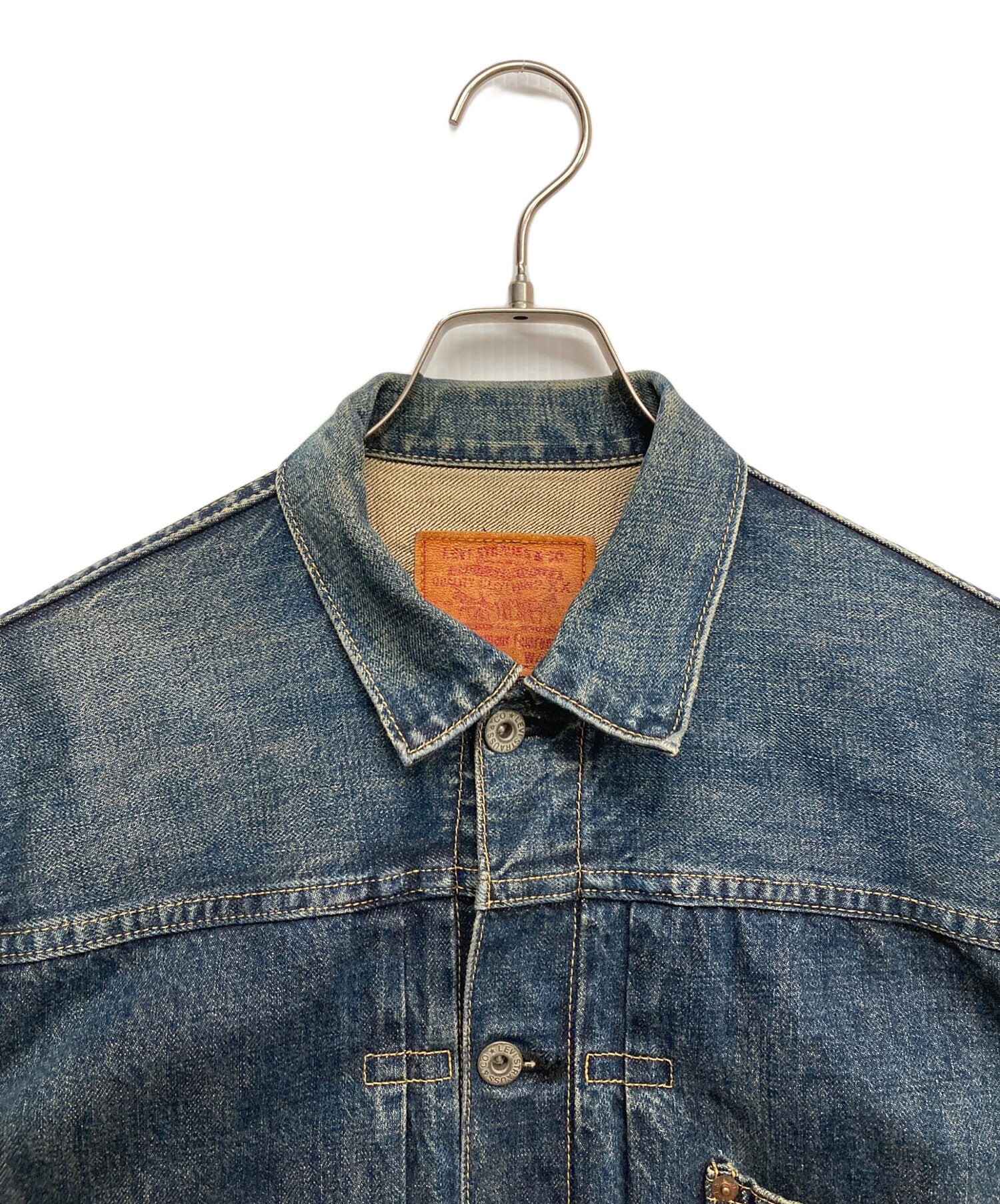 中古・古着通販】LEVI'S (リーバイス) 1st復刻デニムジャケット ブルー