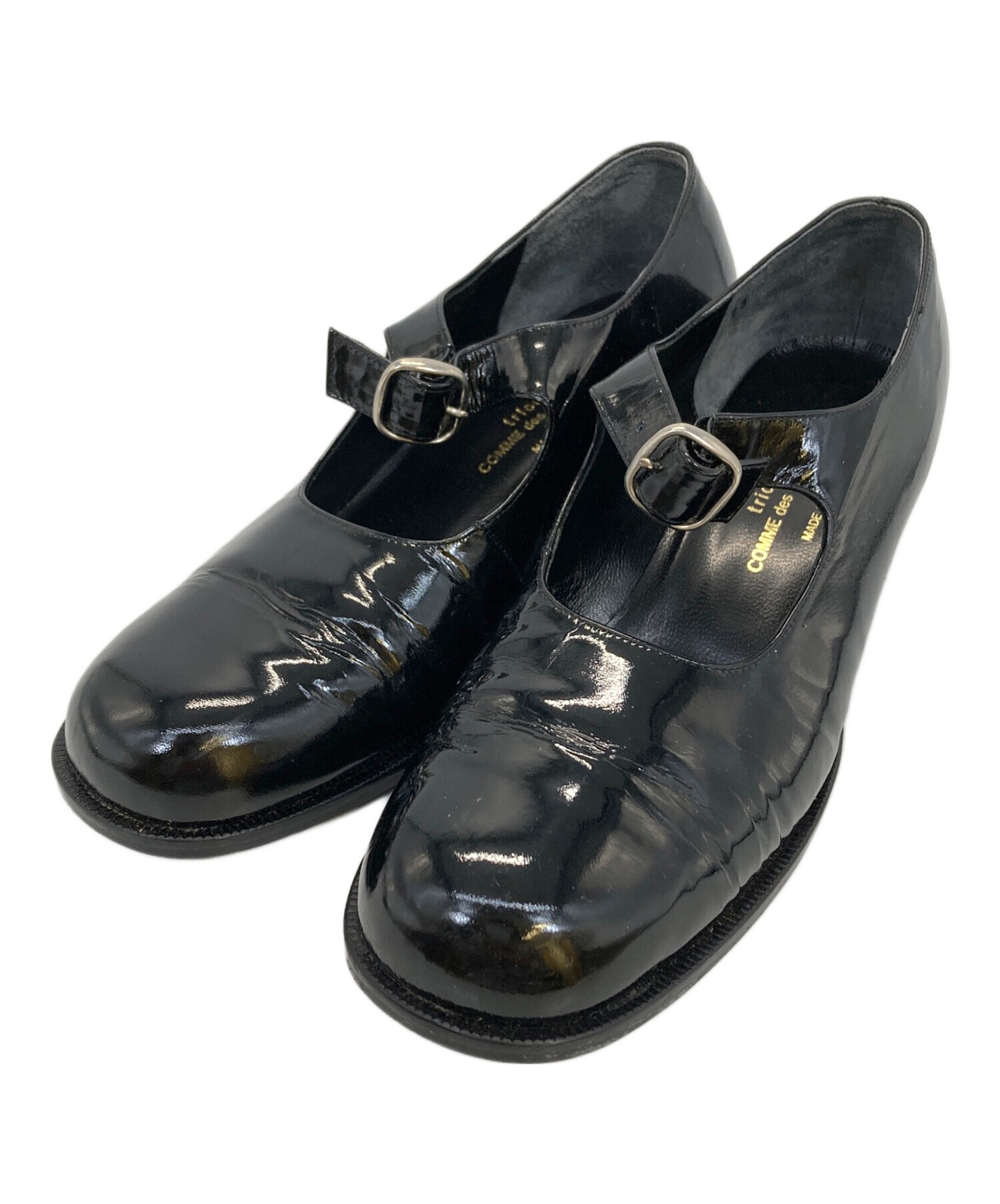トリココムデギャルソンの定番ストラップシューズ　茶23c 中古・古着通販】tricot COMME des GARCONS (トリココムデギャルソン