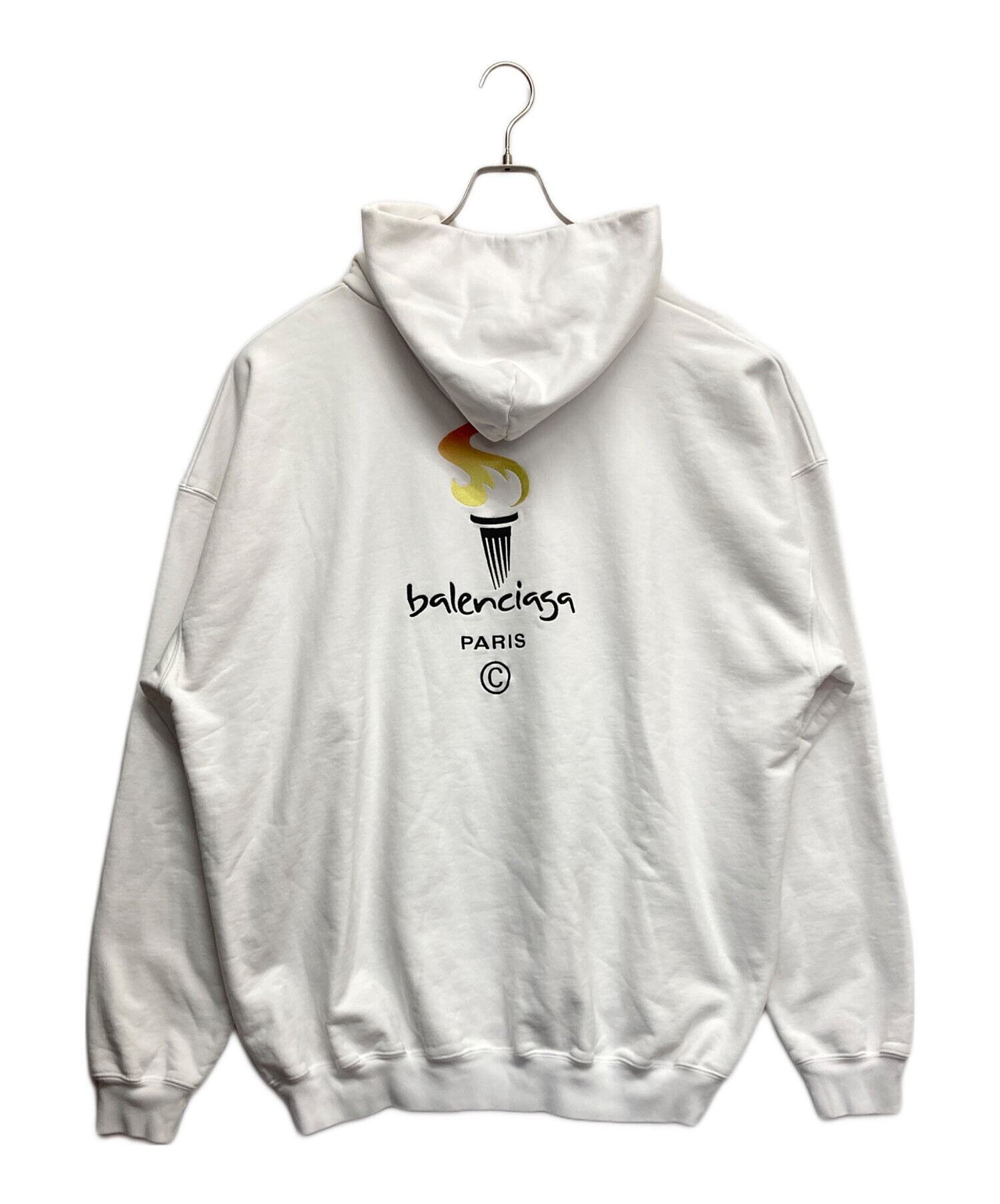 中古・古着通販】BALENCIAGA (バレンシアガ) Embroidery Flame Hoodie
