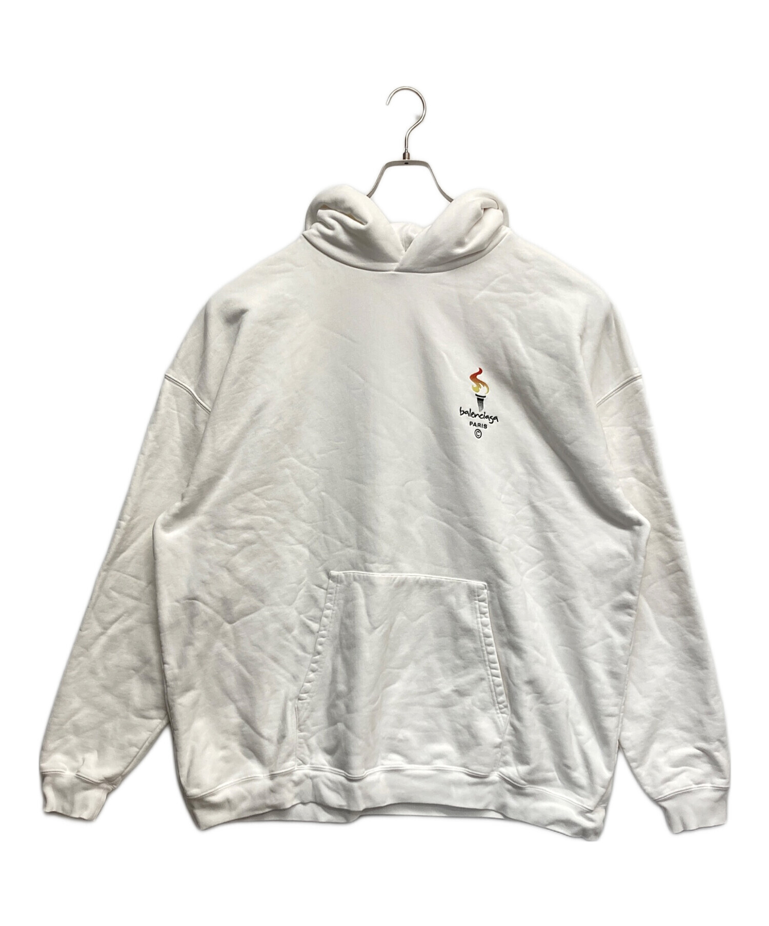 中古・古着通販】BALENCIAGA (バレンシアガ) Embroidery Flame Hoodie