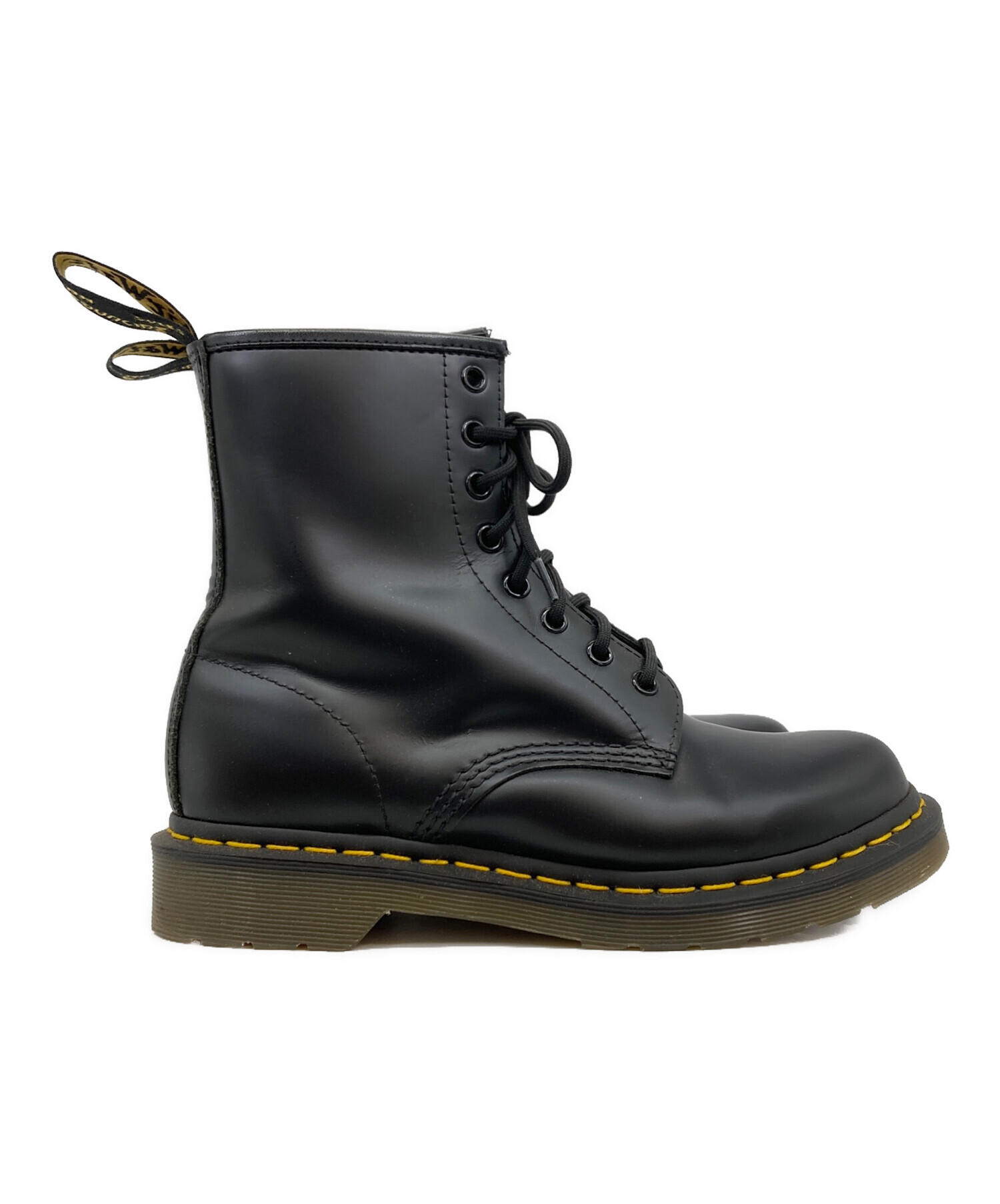 【タグなし未使用】Dr. Martens ブラックレザー　ブーツ8ホール UK6 中古・古着通販】Dr.Martens (ドクターマーチン) 8ホールブーツ