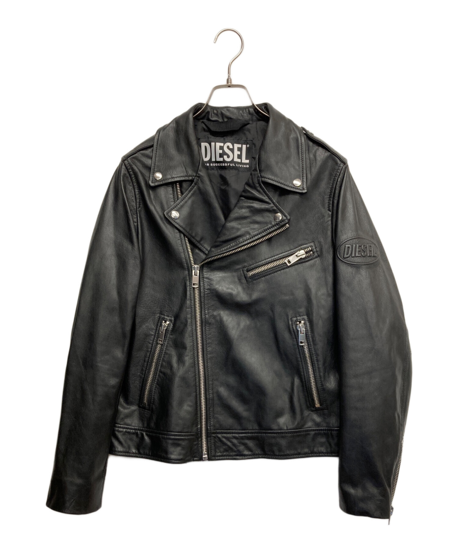 ✨美品✨DIESEL ディーゼル ゴートスキン スエード切替 ライダース S 中古・古着通販】DIESEL (ディーゼル) ゴートスキンライダース