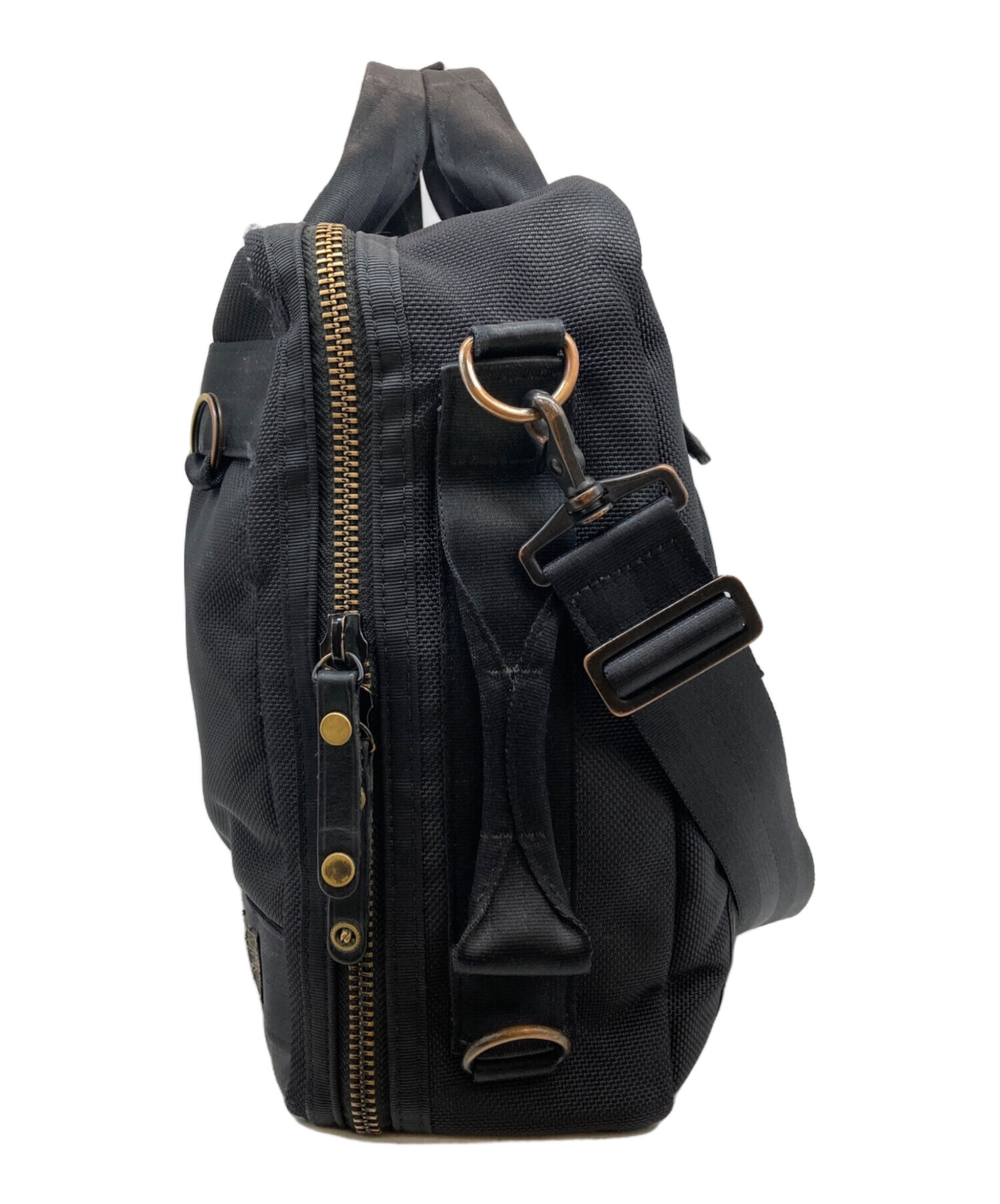 中古・古着通販】PORTER (ポーター) HEAT 3WAY BRIEFCASE ブラック