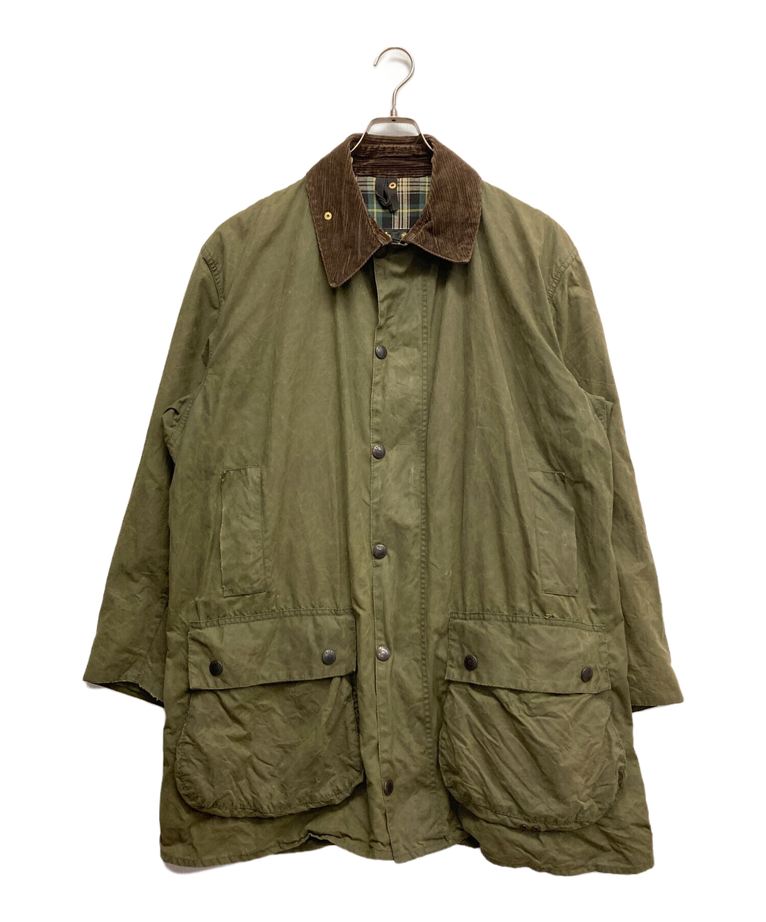 90’s 英国製 Barbour BORDER オイルドジャケット 中古・古着通販】Barbour (バブアー) BORDER オイルドジャケット