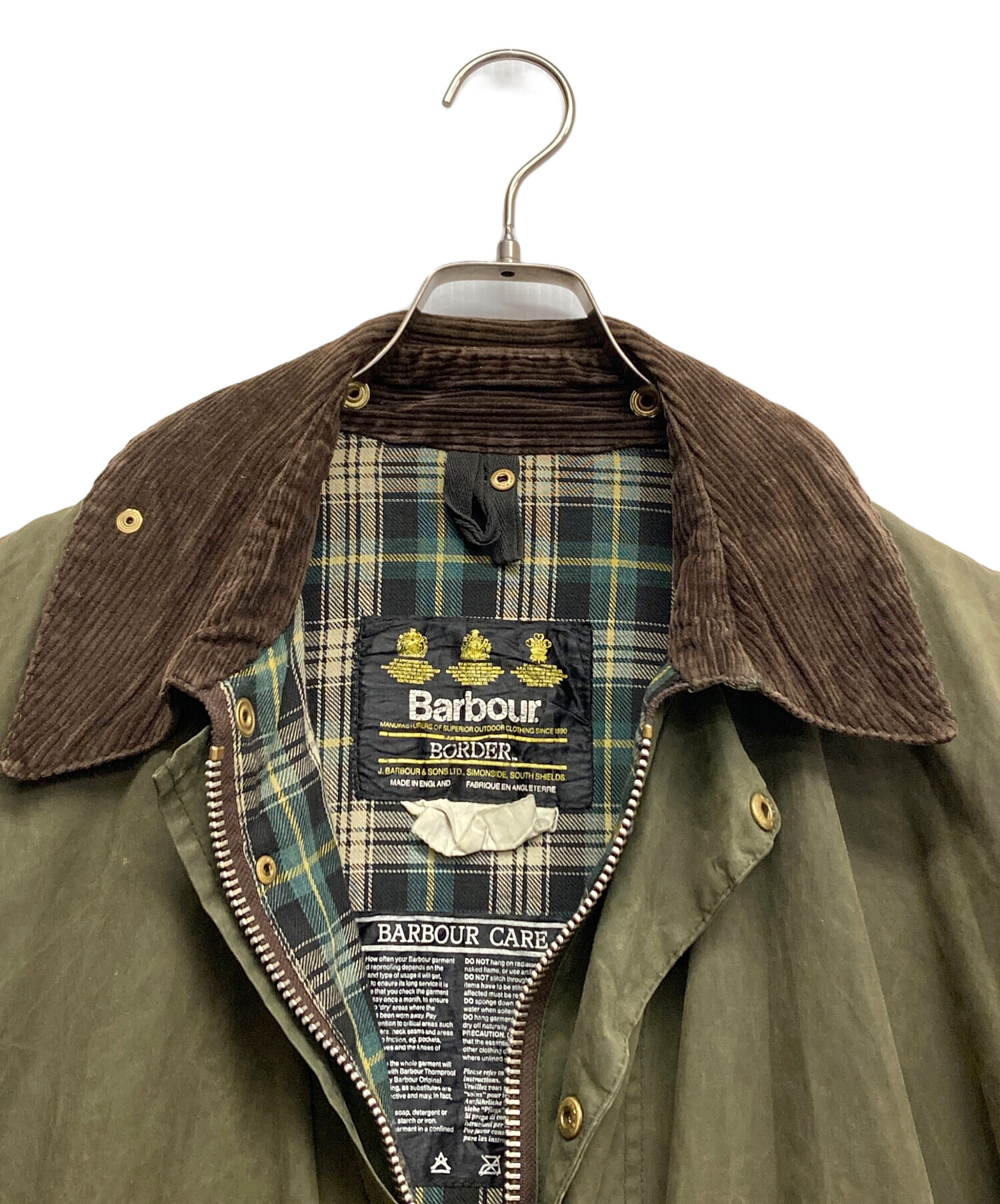 中古・古着通販】Barbour (バブアー) BORDER オイルドジャケット