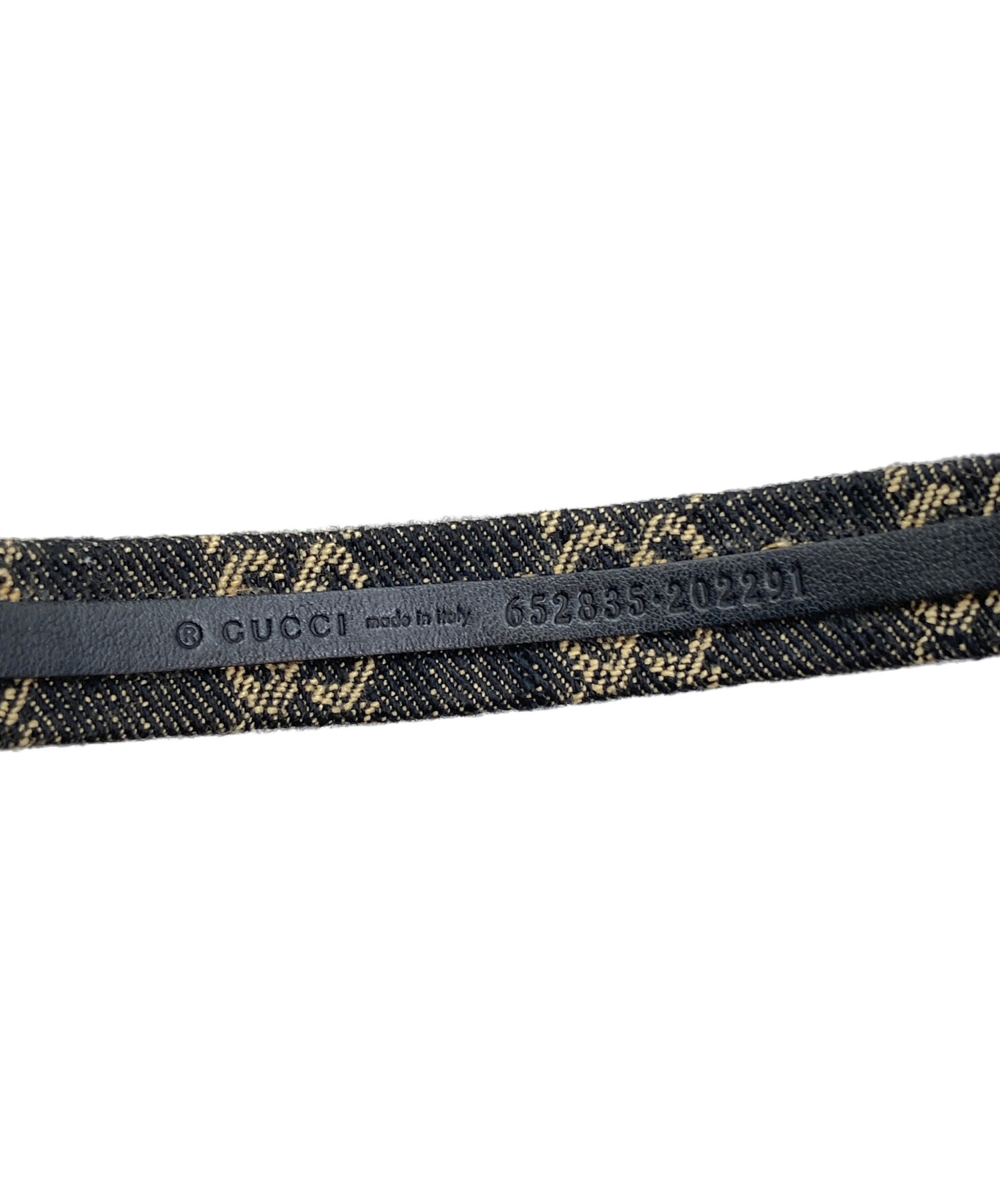中古・古着通販】GUCCI (グッチ) GGデニムカチューシャ ブラック