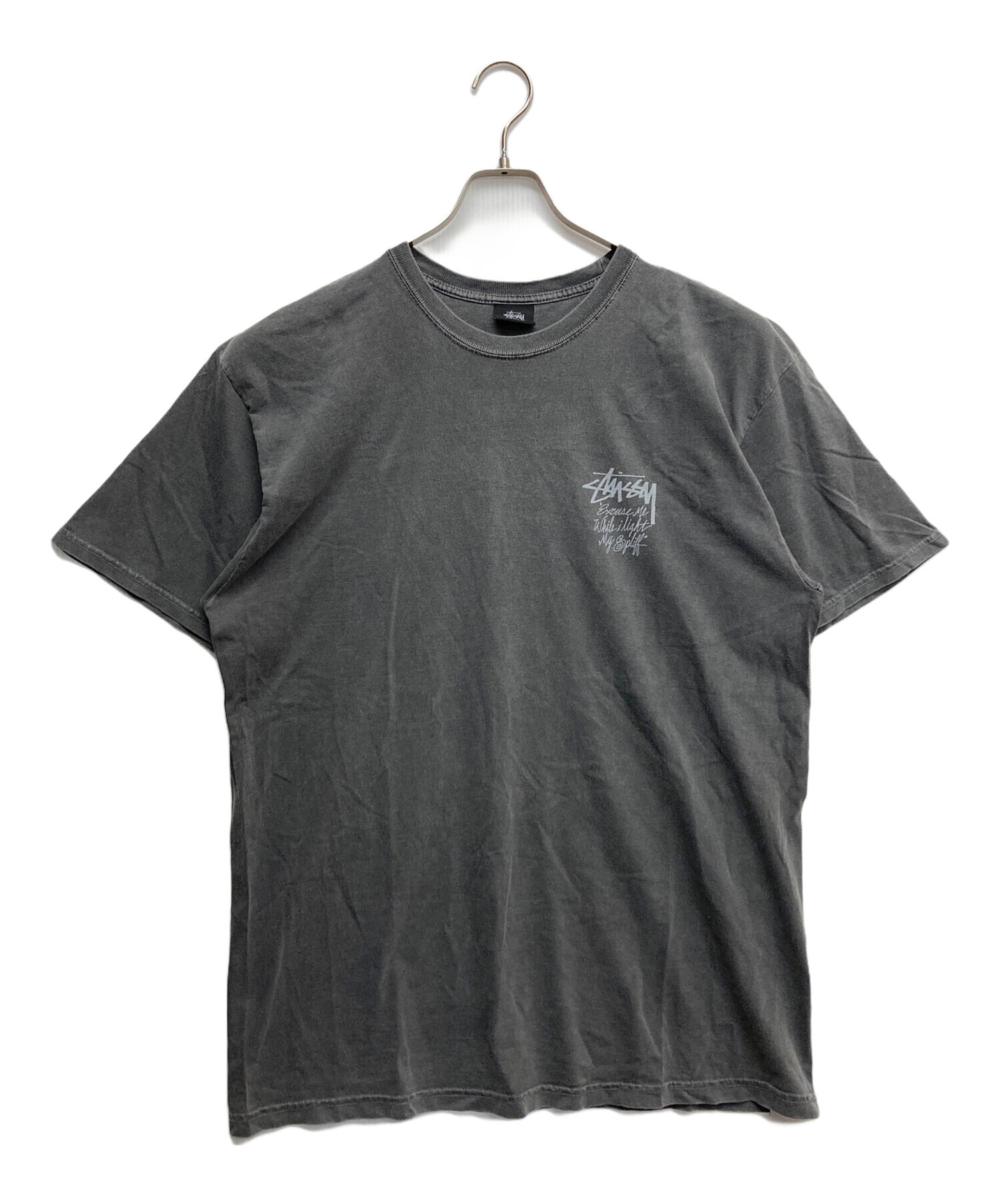90s オールドステューシー　ボブマーリー　プリントTシャツ　青タグ　グレー　L 中古・古着通販】stussy (ステューシー) ボブマーリー-プリントTシャツ