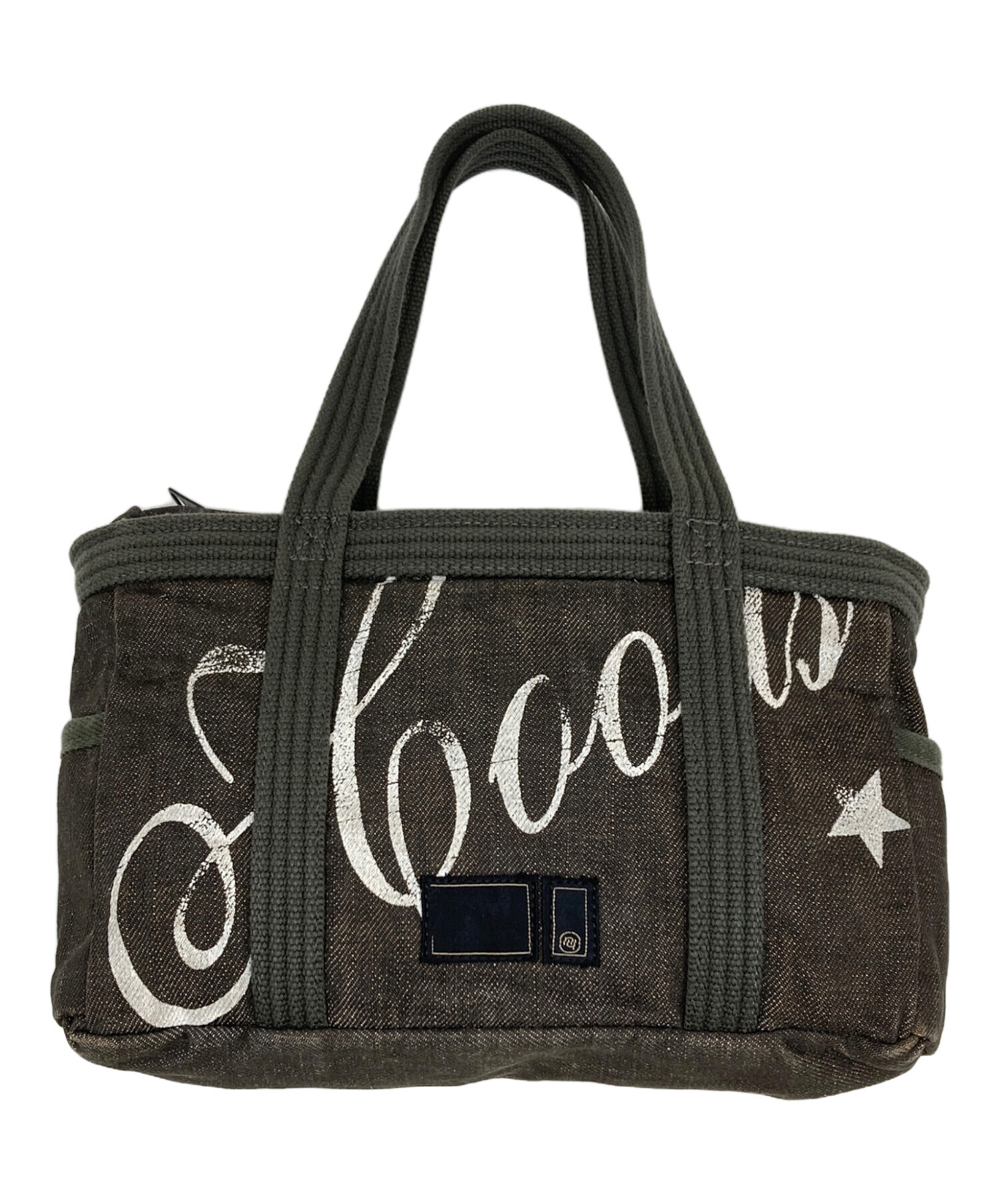 NEIGHBORHOOD✕PORTER　ストライプトートバッグ　黒 中古・古着通販】PORTER (ポーター) NEIGHBORHOOD (ネイバーフッド