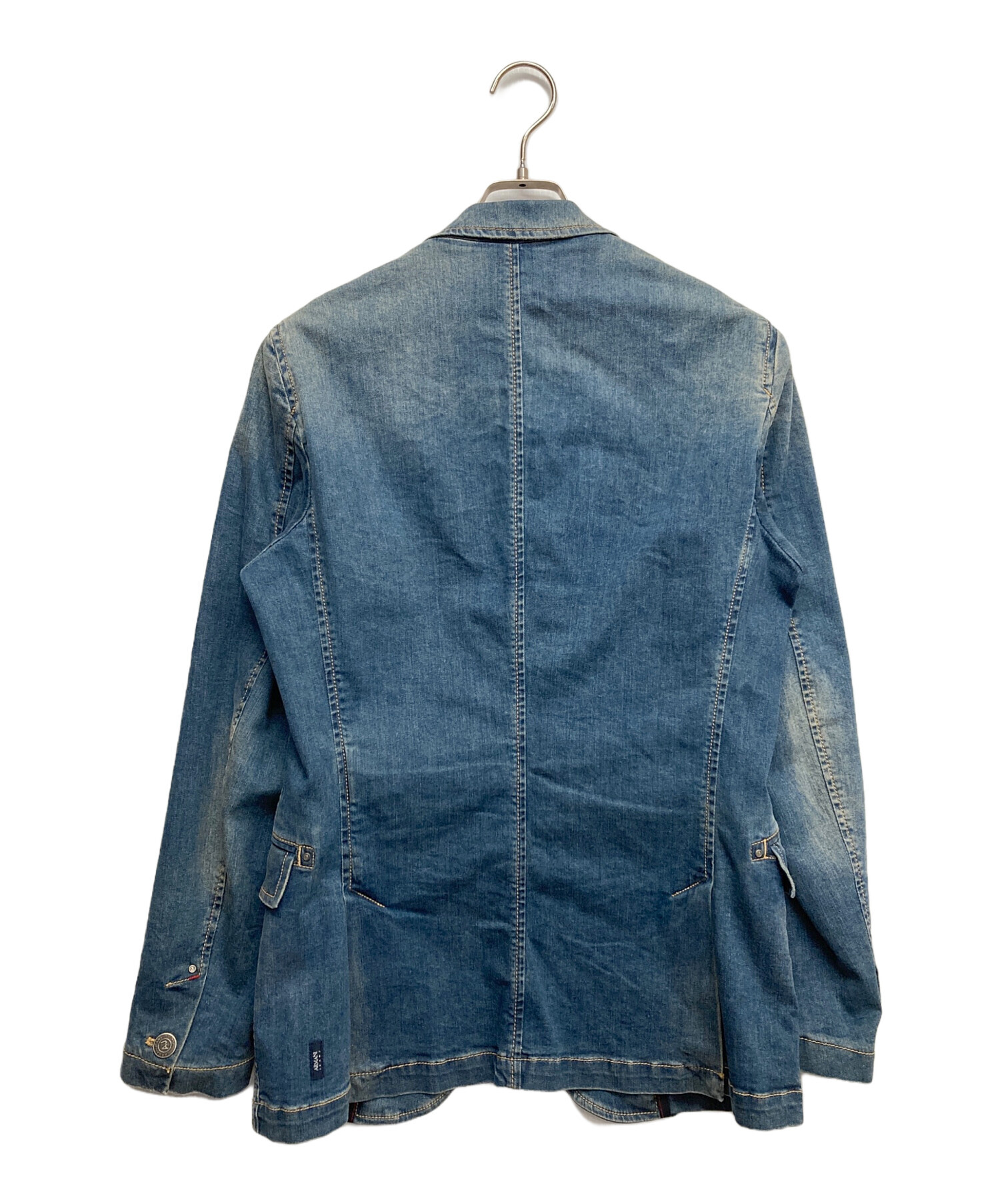 EMPORIO ARMANI デニムテーラードジャケット 中古・古着通販】ARMANI JEANS (アルマーニジーンズ) デニムテーラード