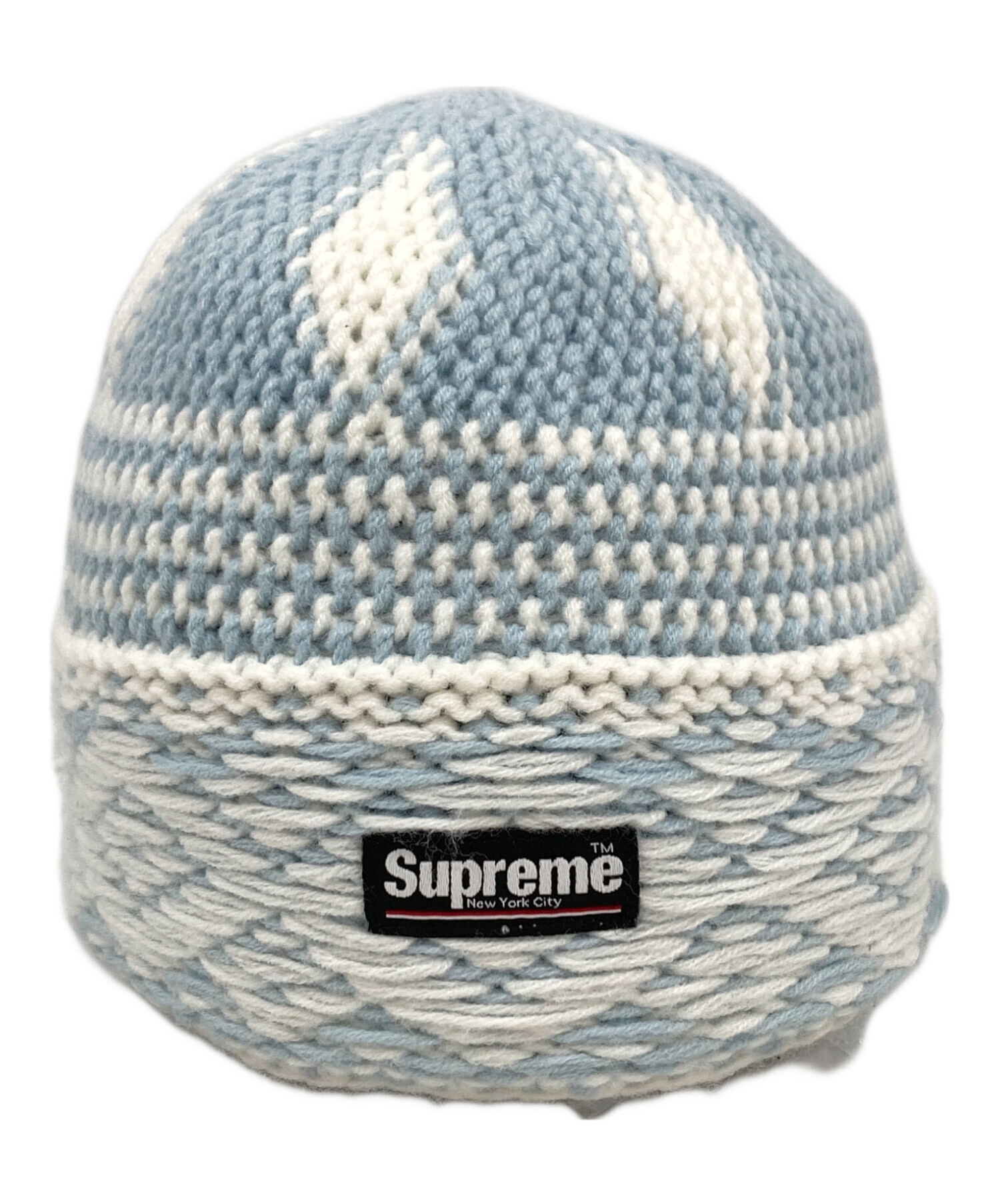 中古・古着通販】Supreme (シュプリーム) Diamond Beanie ブルー